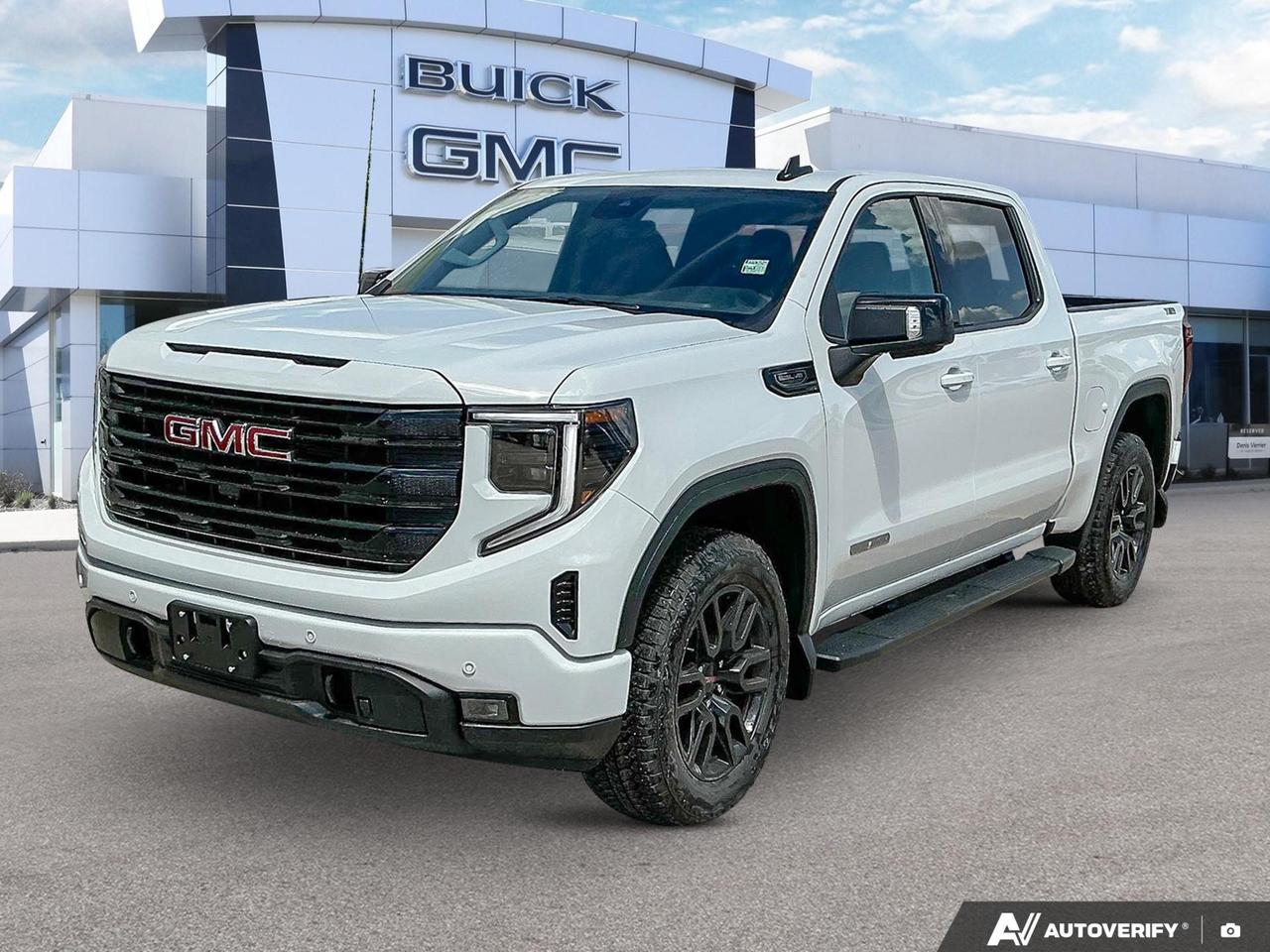 Price Includes Added Accessories Plus Engine Block Heater | 3 Years Sirius XM | LPO - Assist Steps, 6 Rectangular, Tubular, Black | X31 Off-Road and Protection Package | GMC MultiPro Tailgate | Power Sliding Sunroof
The 2026 GMC Sierra 1500 Elevation is a no-nonsense workhorse that delivers serious capability with thoughtful comfort upgrades  all wrapped in a clean Summit White exterior with a sharp Jet Black interior. With only 10 km on the odometer and powered by the proven 5.3L V8, this 4WD truck is ready to take on whatever you throw at it from day one.

- Brand new 2026 model with just 10 km  truly fresh off the lot
- 5.3L V8 engine paired with 4-Wheel Drive for confident towing and off-road capability
- Elevation trim adds distinct styling with LED fog lamps and deep-tinted glass
- Dual-zone automatic climate control for personalized cabin comfort
- Heated driver and front passenger seats plus a heated steering wheel for cold Manitoba mornings
- 10-way power driver seat with lumbar support for long hauls in comfort
- Remote vehicle starter system  warm it up before you even step outside
- DURALIFE 4-wheel disc brakes with antilock system and integrated trailer sway control for confident towing
- Auto-locking rear differential and Electric Power Steering for responsive, capable handling

Ready to make this Sierra yours? Visit us at Birchwood Chevrolet Buick GMC, reserve it online, start your purchase at birchwoodchevrolet.ca, or book a test drive to experience it for yourself. Our team is here to answer any questions and make the process straightforward and hassle-free.
See three brands under one roof at Birchwood Chevrolet Buick GMC  the only place in Winnipeg where you can compare GMC, Chevrolet, and Buick all in one visit. Save yourself some time, see a great selection, and learn everything you need to know. 

Your Experience is Everything at Birchwood Chevrolet Buick GMC. 

Click, call (204) 837-5811, or visit Birchwood Chevrolet Buick GMC at the Birchwood Auto Park, 3965 Portage Avenue West at the Perimeter.

Dealer Permit #4240.
Dealer permit #4240