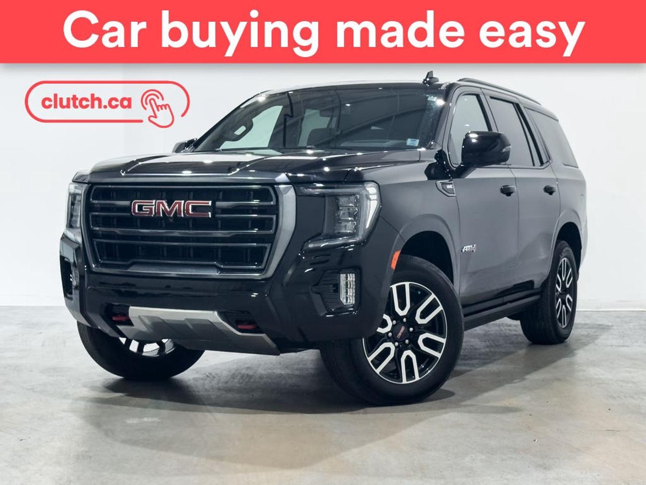 Brake Assist, Power Running Boards, Power Tailgate/Hatch and more!<br> <br>Clutch is the largest online used car retailer in Canada, delivering a seamless, hassle-free car-buying experience to drivers everywhere. Shop thousands of used cars online, get the right one delivered to your door, and enjoy peace of mind with our 10-Day Money-Back Guarantee. How sweet is that? To learn more, visit clutch.ca.<br> <br>The top features for this car include:<br> <br>Electric Parking Brake<br>Brake Assist<br>Power Running Boards<br>Power Tailgate/Hatch<br>Auto Dimming Rearview Mirror<br>Front Heated Seats<br>Ventilated Front Seats<br>Power Lumbar Support<br>Folding Rear Seats<br>Rear Heated Seats<br>Driver Seat Memory System<br>Climate Control<br>Dual Zone Front Climate Control<br>Rear Climate Control<br>Premium Sound System<br>Speed-Sensitive Volume<br>Bluetooth Music<br>Touchscreen Display<br>Cruise Control<br>Integrated Garage Door Opener<br>12V Outlet<br>Hands Free Device Connectivity<br>Apple CarPlay<br>Android Auto<br>USB Input<br>Keyless Entry<br>Push Button Start<br>Passive Keyless Entry<br>Keyfob Remote Start<br>Heads Up Display<br>Front View Camera<br>Power Folding Exterior Mirrors<br>Rear Seat Reminder<br>Lane Departure Warning<br>Active Lane Keep Assistance<br>Blindspot Sensors<br>Forward Collision Mitigation<br>Rear Collision Warning<br>Rear Cross Traffic Alert<br>Pedestrian Detection<br>Heated Steering Wheel<br>One-Touch Windows<br>Rain Sensing Wipers<br>Rear Window Defroster<br>Panoramic Sunroof<br>Hill Assistance<br>Automatic High Beams<br>Rear View Camera<br>Parking Sensors<br>Rear Parking Sensors<br>Power Driver Seat<br>Power Passenger Seat<br>360 Camera<br>App Remote Start<br>Running Boards<br> <br>Seamless home delivery - Delivery to your door in a matter of days. Available on select packages.<br> <br>Try it out for 10 days - If you do not like it, we will take it back. <br> <br>Quality assured - All cars go through our rigorous 210-point inspection and reconditioning process.<br> <br>Peace of mind - Warranty and protection plans available.<br> <br>Haggle-free - No haggling or hard sells.<br> <br>100% Transparency - Full inspection reports on every car, including high-res photography and a free Carfax report.<br> <br>Listed price is for cash purchase only and does not include taxes, Shipping Fees (if applicable), Delivery Fees (if applicable), government licensing fees.<br> <br>Previous Provincial Registrations:<br>Nova Scotia<br> <br>Stock # 107978