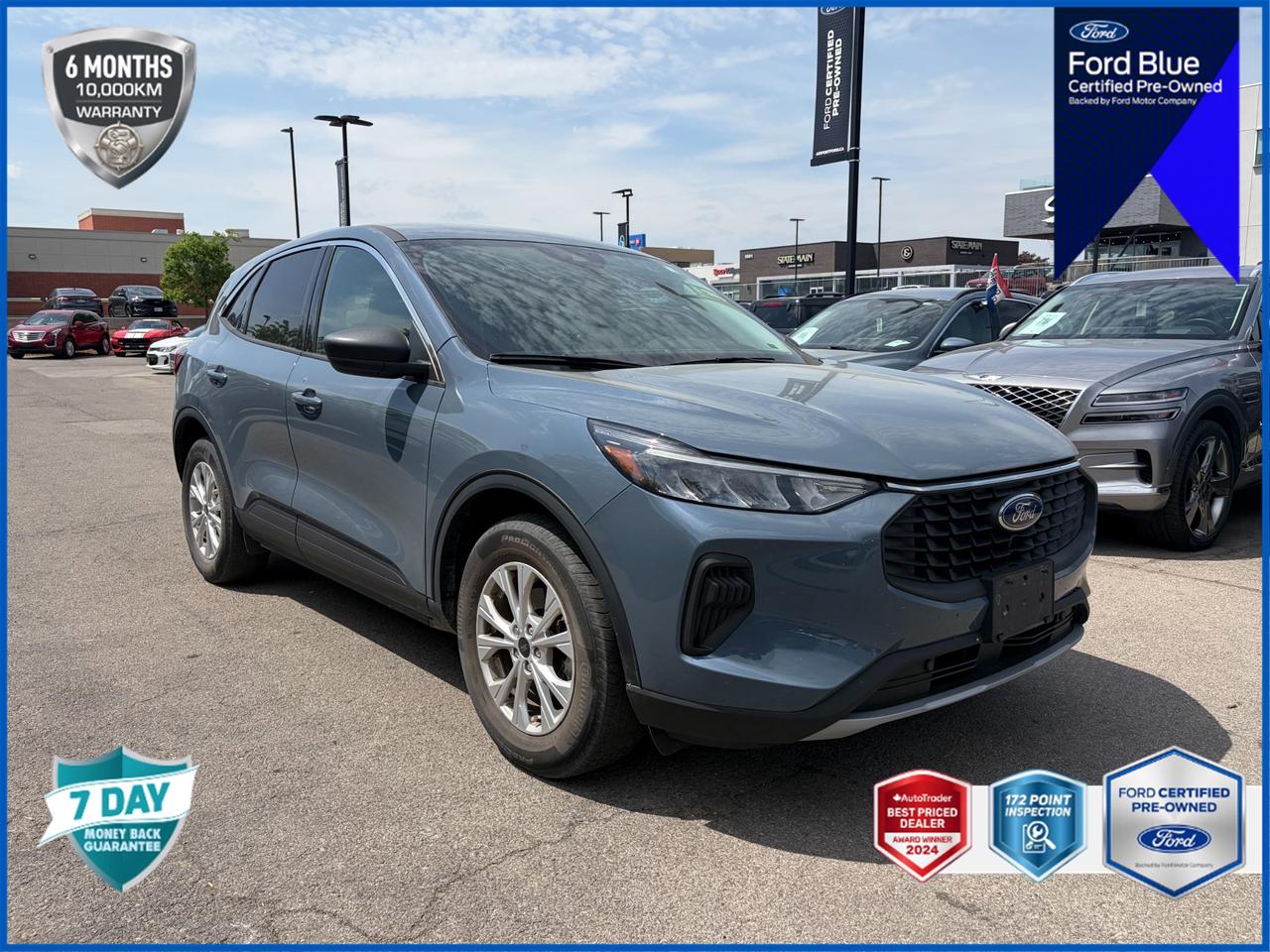 Recent Arrival!<br><br><br>AWD, Cold Weather Package, Equipment Group 200A, Heated Front Row Seats, Heated Premium-Wrapped Steering Wheel, Heated Sideview Mirrors, Remote Start System.<br><br>Blue<br>2023 Ford Escape Active 1 Owner | No Accidents 4D Sport Utility<br>1.5L EcoBoost 8-Speed Automatic<br>AWD