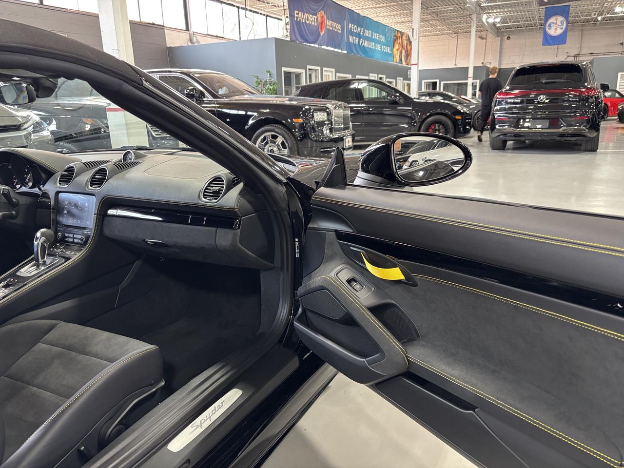 2021 Porsche 718 Spyder Roadster|NOLUXTAX|PDK|ALCANTARA|YELLOWSTITCH|CHRON Photo