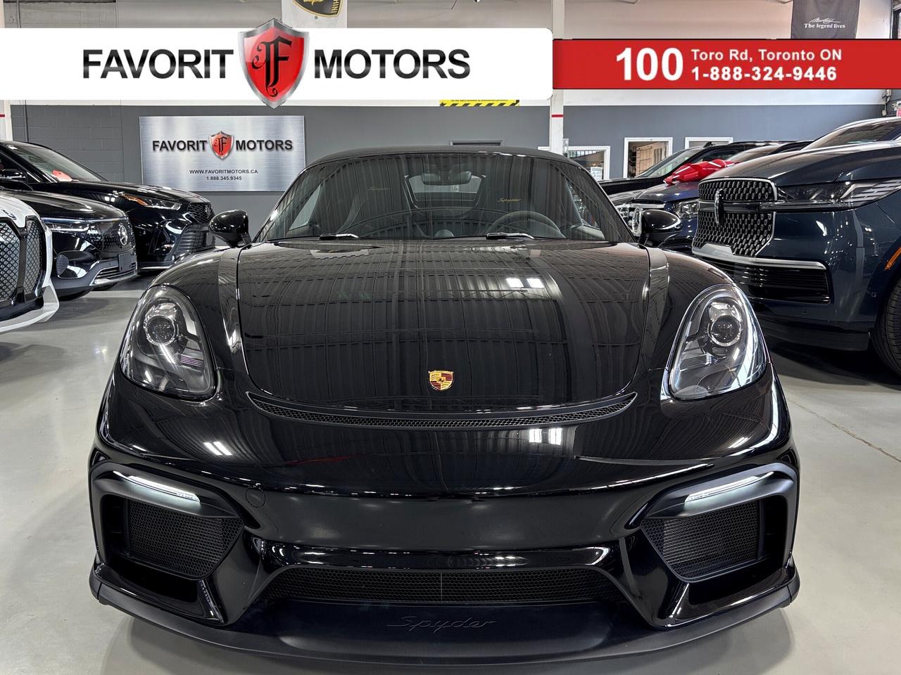 2021 Porsche 718 Spyder Roadster|NOLUXTAX|PDK|ALCANTARA|YELLOWSTITCH|CHRON - Photo #1