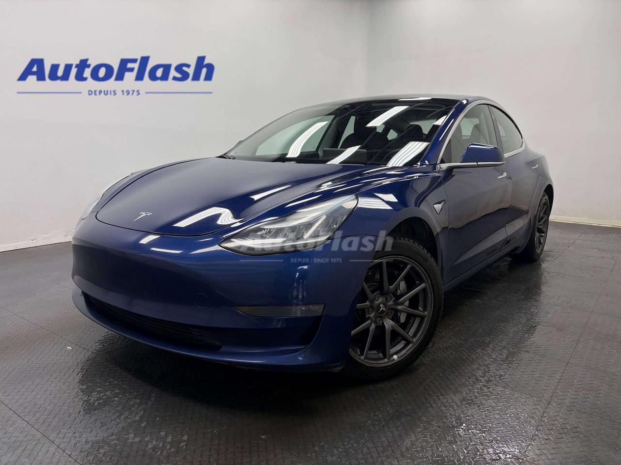 Used 2019 Tesla Model 3 SR+, 386KM AUTONOMIE, TOIT PANORAMIQUE, CUIR for sale in Saint-Hubert, QC