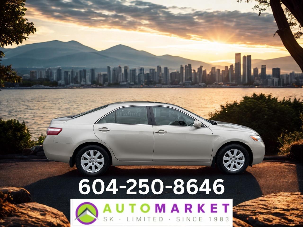 Used 2007 Toyota Camry XLE V6 BL.TOOTH,SUNRROF, HTD. LEATHER! MAKE ROOM FOR SKYTRAIN SALE! for sale in Langley, BC