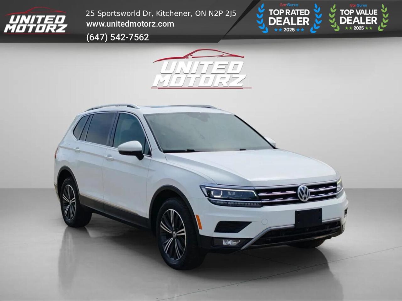 2018 Volkswagen Tiguan HIGHLINE~SAFETY CERTIFIED~ NO ACCIDENTS~ 22 SERVIC Photo