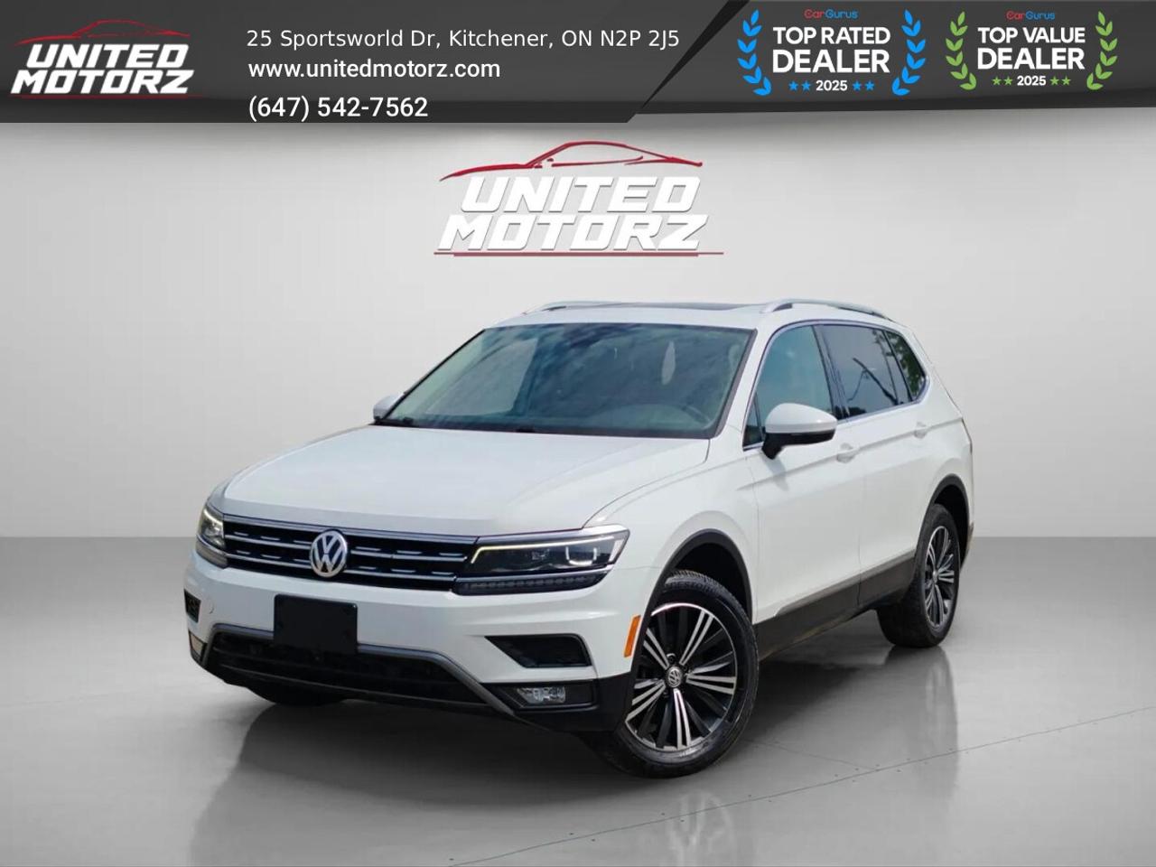 2018 Volkswagen Tiguan HIGHLINE~SAFETY CERTIFIED~ NO ACCIDENTS~ 22 SERVIC Photo