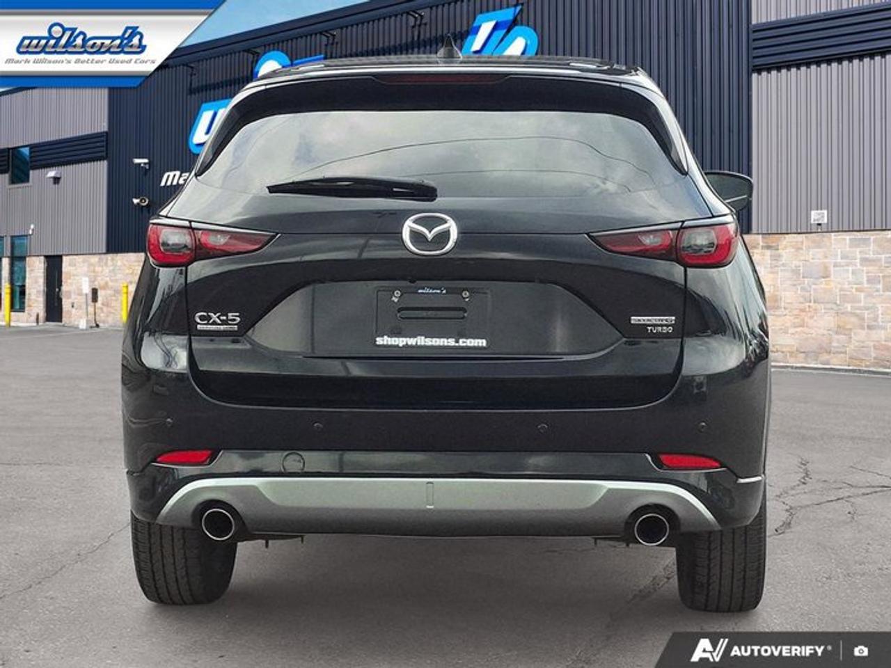 2024 Mazda CX-5 Signature Turbo AWD | Leather | Sunroof | Navi | Heated + Ventilated Seats | Heated Steering & More! Photo