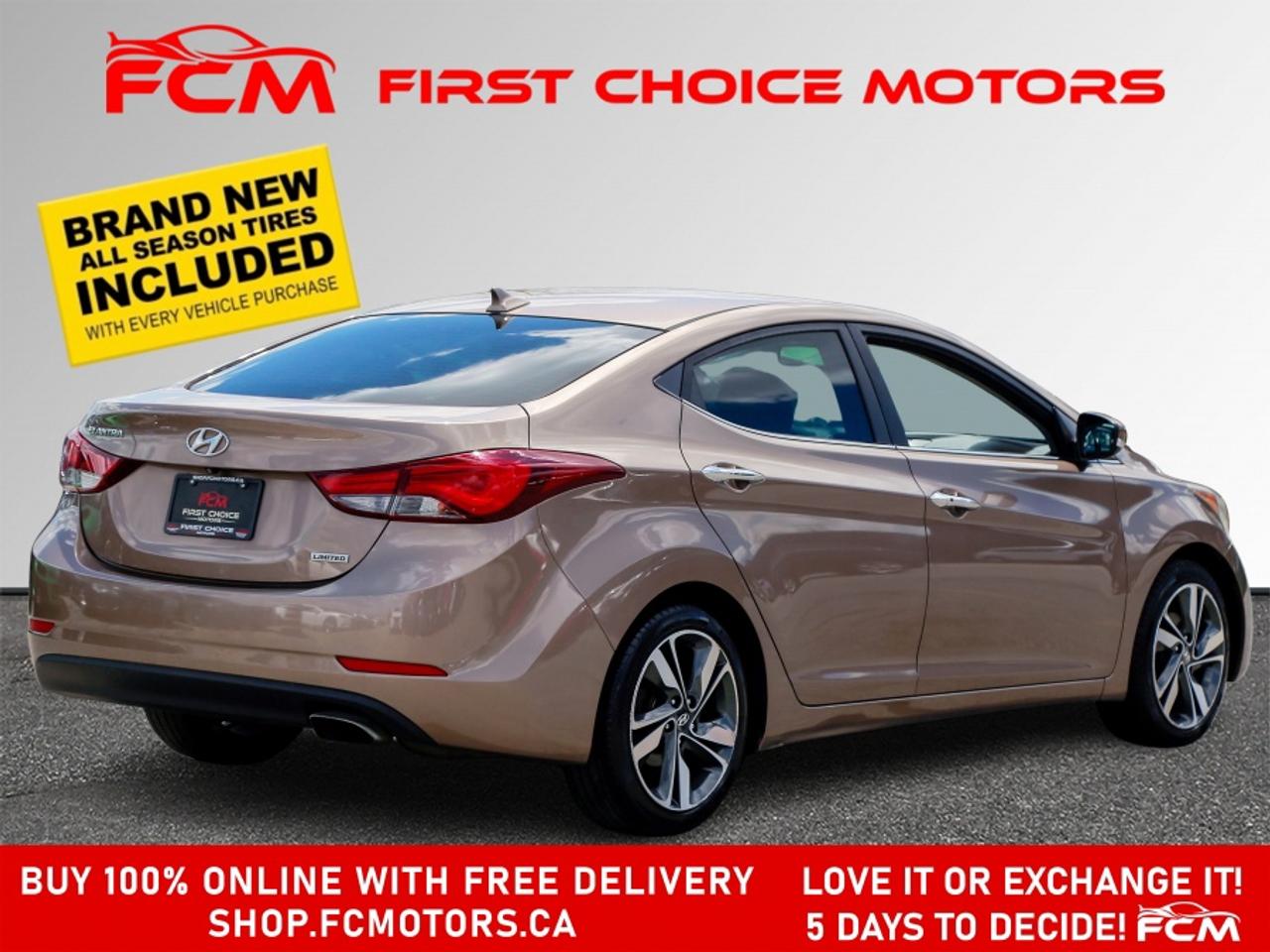 2014 Hyundai Elantra LIMITED ~AUTOMATIC, FULLY CERTIFIED WITH WARRANTY! Photo