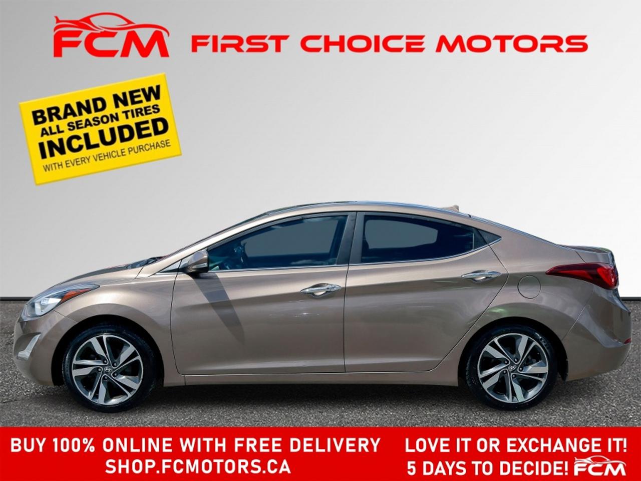 2014 Hyundai Elantra LIMITED ~AUTOMATIC, FULLY CERTIFIED WITH WARRANTY! Photo