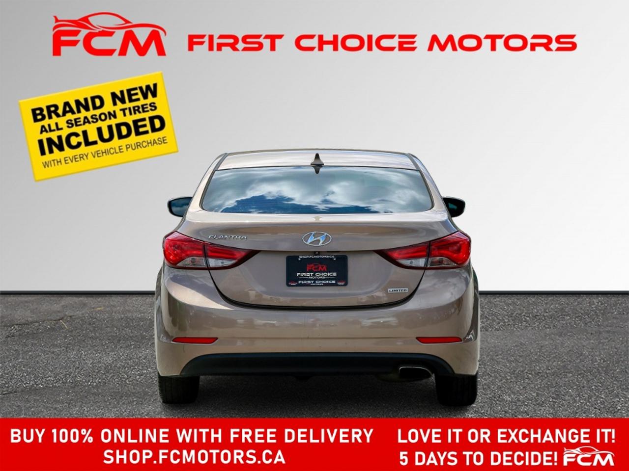 2014 Hyundai Elantra LIMITED ~AUTOMATIC, FULLY CERTIFIED WITH WARRANTY! Photo