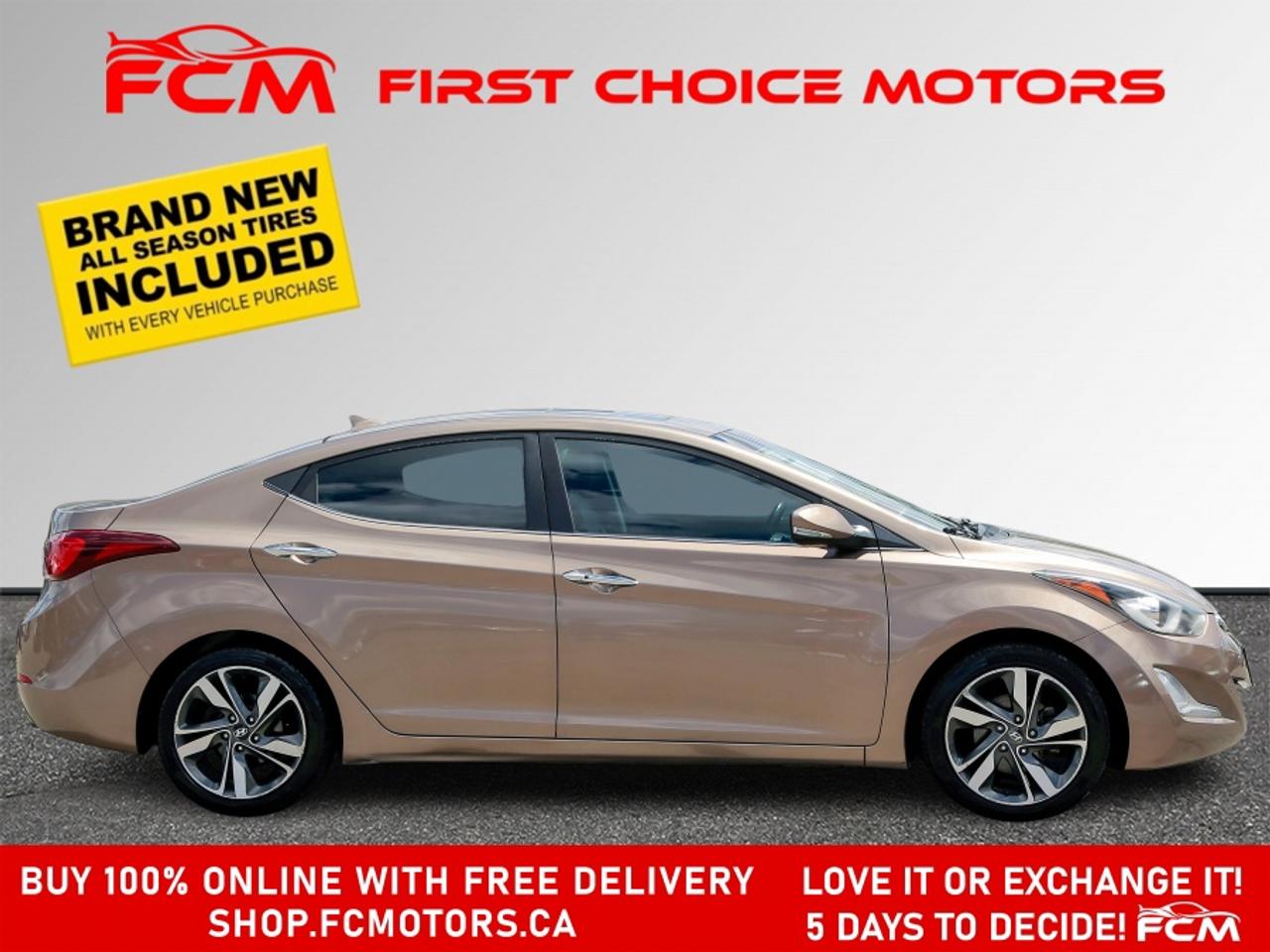 2014 Hyundai Elantra LIMITED ~AUTOMATIC, FULLY CERTIFIED WITH WARRANTY! Photo