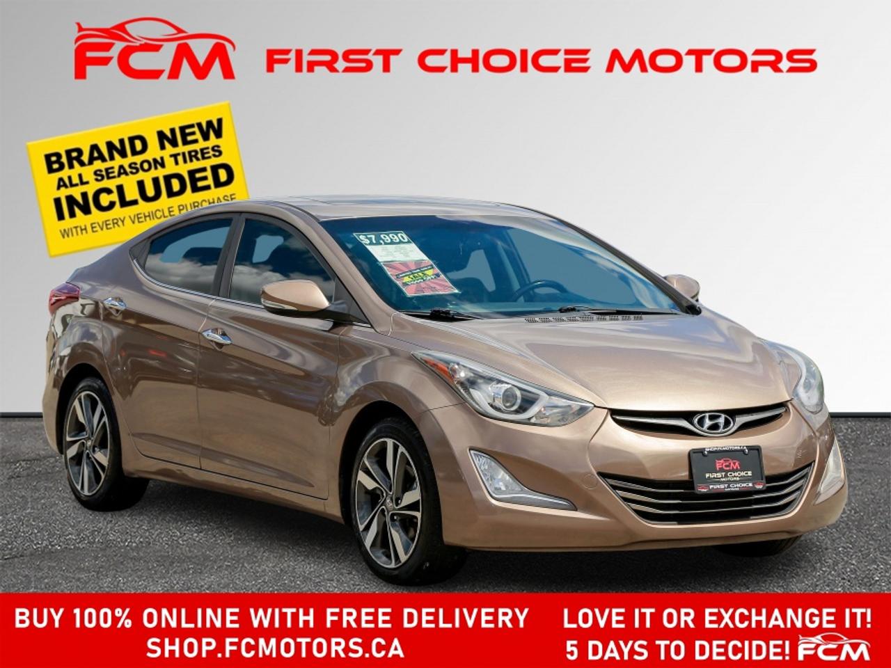 2014 Hyundai Elantra LIMITED ~AUTOMATIC, FULLY CERTIFIED WITH WARRANTY! Photo