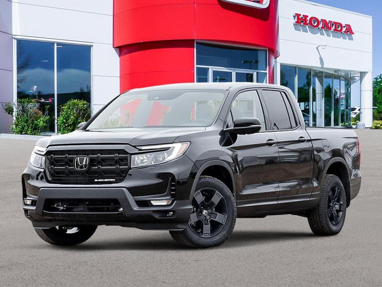 The 2026 Honda Ridgeline Black Edition is the truck for those who want capability without compromise. With its exclusive blacked-out appearance package, AWD confidence, and a feature list that rivals full-size pickups, this is the Ridgeline at its boldest  and its brand new with just 9 km on the clock.

- Exclusive Black Edition exterior and interior trim with deep tinted glass and black power-folding heated side mirrors
- 3.5L V6 engine paired with Automatic Full-Time AWD for year-round traction
- Heated leather steering wheel and 60-40 folding rear seat with heated fold-up cushions for versatile comfort
- Adaptive Cruise Control (ACC) and Collision Mitigation-Front for confident highway driving
- Blind Spot Information System and front/rear parking sensors for tight spots and busy lots
- Panoramic sunroof with express open/close and sunshade for an open-air cabin feel
- Auto-dimming rearview mirror and HomeLink garage door transmitter for everyday convenience
- Fuel efficiency of 9.9 L/100 km highway  practical for both work weeks and weekend hauls

Ready to make it yours? Visit us at Birchwood Honda West to book a test drive, start your purchase online, or reach out with any questions. Our team is here to make the process straightforward and on your terms.

Explore more at www.birchwoodhondawest.ca
New Vehicle Disclaimer

Disclaimer: The information provided on this vehicle is for general informational purposes only. While we strive to ensure accuracy, vehicle pricing, specifications, and availability are subject to change without notice. Manufacturers Suggested Retail Price (MSRP) may not reflect actual sales price. Additional fees such as taxes, title, registration, and dealership documentation fees may apply.

All new vehicles come with the manufacturers standard warranty unless otherwise specified. Vehicle images are for illustrative purposes only and may not represent the exact model or trim level. Please contact the dealership directly for the most current information, availability, and details.


We are located in the Birchwood Auto Park, at Portage Ave West and the Perimeter.
Dealer permit #5266