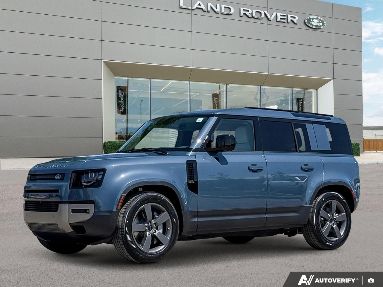 The 2026 Defender P300 S effortlessly pairs rugged adventure with timeless style, featuring a heritage-inspired Tasman Blue exterior grounded by versatile 20-inch satin grey wheels. Inside, the airy, high-contrast Light Cloud and Lunar interior offers a modern, sophisticated cabin that balances premium comfort with the SUVs legendary durability.
The 2026 Land Rover Defender S in striking Tasman Blue is a purpose-built SUV that balances refined capability with everyday versatility. With Air Suspension, a Head-Up Display, Meridian Sound System, and 20 Satin Dark Grey Wheels, this particular Defender is optioned well beyond the base S trim  making it a genuinely compelling choice for drivers who demand both on-road comfort and off-road confidence.

- Air Suspension Pack for adaptive ride height and improved all-terrain performance
- Head-Up Display projects key driving data directly into your line of sight
- Clearsight Interior Rear View Mirror for an unobstructed rear view in any load condition
- Cold Climate Package including heated rear seats (40:20:40 folding with centre armrest) and heated front seats with 12-way electric memory
- Tow Hitch Receiver and 20 Full Size Spare Wheel  ready for serious use right off the lot
- PIVI Pro Connected infotainment with Android Auto and Meridian Sound System
- Adaptive Cruise Control with Stop and Go, Blind Spot Assist, and Aerial View Camera System for confident driving in any environment
- Panoramic sunroof with power sunshade and dual-zone automatic climate control for a comfortable cabin year-round

Land Rover Winnipeg is here to help you get behind the wheel. Reserve this Defender online, start your purchase at winnipeglandrover.com, or contact us directly to book a test drive  our team is ready to walk you through every option and find the right fit for you.
At Land Rover Winnipeg, we dont just sell vehicles; we deliver an exceptional ownership experience with your new Land Rover:

- Exclusive Perks: Enjoy on-brand loaners and rental vehicles during your scheduled service appointments.

- Convenience at Your Door: Benefit from our Land Rover Valet concierge service for hassle-free vehicle servicing.

- Keep It Clean: Complimentary washes with every service visit.

- Luxurious Comfort: Visit our state-of-the-art facility with full coffee service and premium amenities.

- Expert Care: Our Land Rover-trained technicians are dedicated to the longevity and performance of your vehicle.

Dont see exactly what youre looking for in our new or pre-owned inventory? Let our team locate it for you!

Visit us today or call for a personalized experience:

Phone: 204-452-8030
Website: winnipeglandrover.com  

Dealer Permit #0112
Dealer permit #0112
