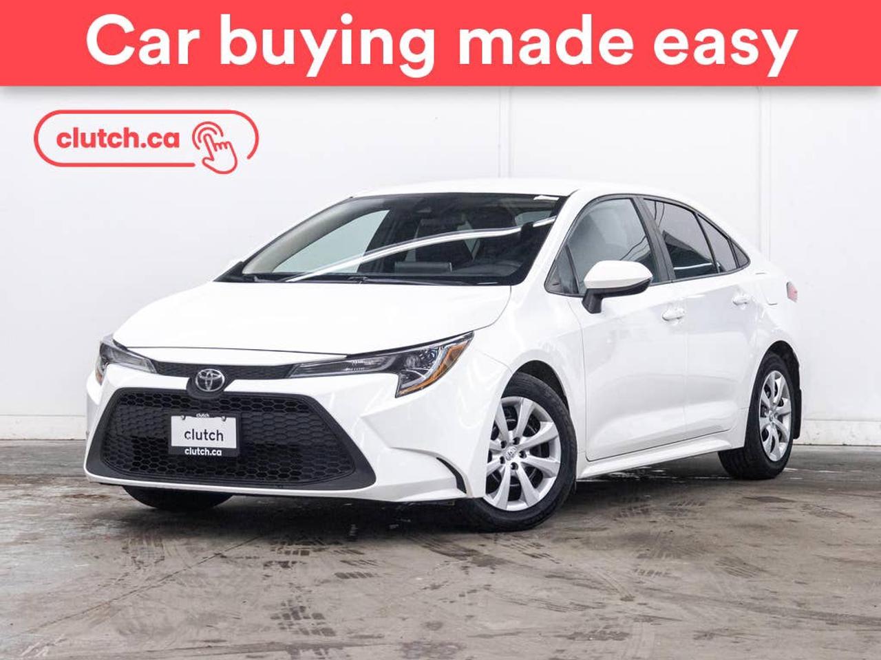 Brake Assist, Front Heated Seats, Folding Rear Seats and more!<br> <br>Clutch is the largest online used car retailer in Canada, delivering a seamless, hassle-free car-buying experience to drivers everywhere. Shop thousands of used cars online, get the right one delivered to your door, and enjoy peace of mind with our 10-Day Money-Back Guarantee. How sweet is that? To learn more, visit clutch.ca.<br> <br>The top features for this car include:<br> <br>Electric Parking Brake<br>Brake Assist<br>Front Heated Seats<br>Folding Rear Seats<br>Climate Control<br>Speed-Sensitive Volume<br>Bluetooth Music<br>Touchscreen Display<br>Cruise Control<br>Adaptive Cruise Control<br>12V Outlet<br>Hands Free Device Connectivity<br>Apple CarPlay<br>USB Input<br>Keyless Entry<br>Lane Departure Warning<br>Active Lane Keep Assistance<br>Blindspot Sensors<br>Forward Collision Mitigation<br>Pedestrian Detection<br>Driver Attention Alert<br>One-Touch Windows<br>Rear Window Defroster<br>Hill Assistance<br>Automatic High Beams<br>Rear View Camera<br>AM/FM Stereo<br> <br>Seamless home delivery - Delivery to your door in a matter of days. Available on select packages.<br> <br>Try it out for 10 days - If you do not like it, we will take it back. <br> <br>Quality assured - All cars go through our rigorous 210-point inspection and reconditioning process.<br> <br>Peace of mind - Warranty and protection plans available.<br> <br>Haggle-free - No haggling or hard sells.<br> <br>100% Transparency - Full inspection reports on every car, including high-res photography and a free Carfax report.<br> <br>Listed price is for cash purchase only and does not include taxes, Shipping Fees (if applicable), Delivery Fees (if applicable), government licensing fees.<br> <br>Previous Provincial Registrations:<br>Ontario<br> <br>Stock # 108205