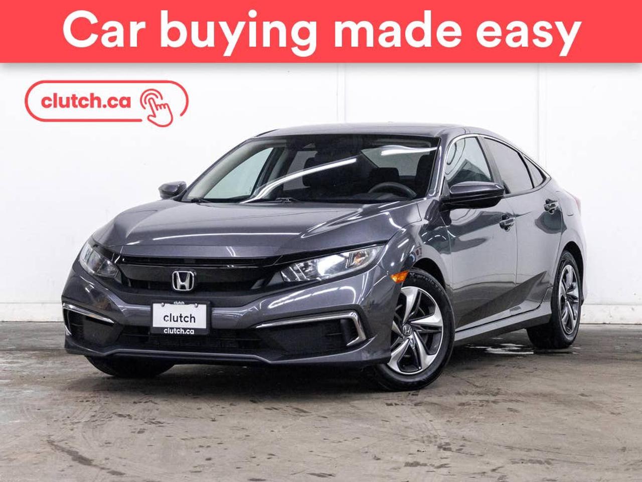 Brake Assist, Front Heated Seats, Folding Rear Seats and more!<br> <br>Clutch is the largest online used car retailer in Canada, delivering a seamless, hassle-free car-buying experience to drivers everywhere. Shop thousands of used cars online, get the right one delivered to your door, and enjoy peace of mind with our 10-Day Money-Back Guarantee. How sweet is that? To learn more, visit clutch.ca.<br> <br>The top features for this car include:<br> <br>Electric Parking Brake<br>Brake Assist<br>Front Heated Seats<br>Folding Rear Seats<br>Climate Control<br>Speed-Sensitive Volume<br>Bluetooth Music<br>Touchscreen Display<br>Cruise Control<br>Adaptive Cruise Control<br>12V Outlet<br>Hands Free Device Connectivity<br>Apple CarPlay<br>Android Auto<br>USB Input<br>Keyless Entry<br>Lane Departure Warning<br>Active Lane Keep Assistance<br>Forward Collision Mitigation<br>Pedestrian Detection<br>One-Touch Windows<br>Rear Window Defroster<br>Hill Assistance<br>Automatic High Beams<br>Rear View Camera<br>AM/FM Stereo<br> <br>Seamless home delivery - Delivery to your door in a matter of days. Available on select packages.<br> <br>Try it out for 10 days - If you do not like it, we will take it back. <br> <br>Quality assured - All cars go through our rigorous 210-point inspection and reconditioning process.<br> <br>Peace of mind - Warranty and protection plans available.<br> <br>Haggle-free - No haggling or hard sells.<br> <br>100% Transparency - Full inspection reports on every car, including high-res photography and a free Carfax report.<br> <br>Listed price is for cash purchase only and does not include taxes, Shipping Fees (if applicable), Delivery Fees (if applicable), government licensing fees.<br> <br>Previous Provincial Registrations:<br>Ontario<br> <br>Stock # 108250
