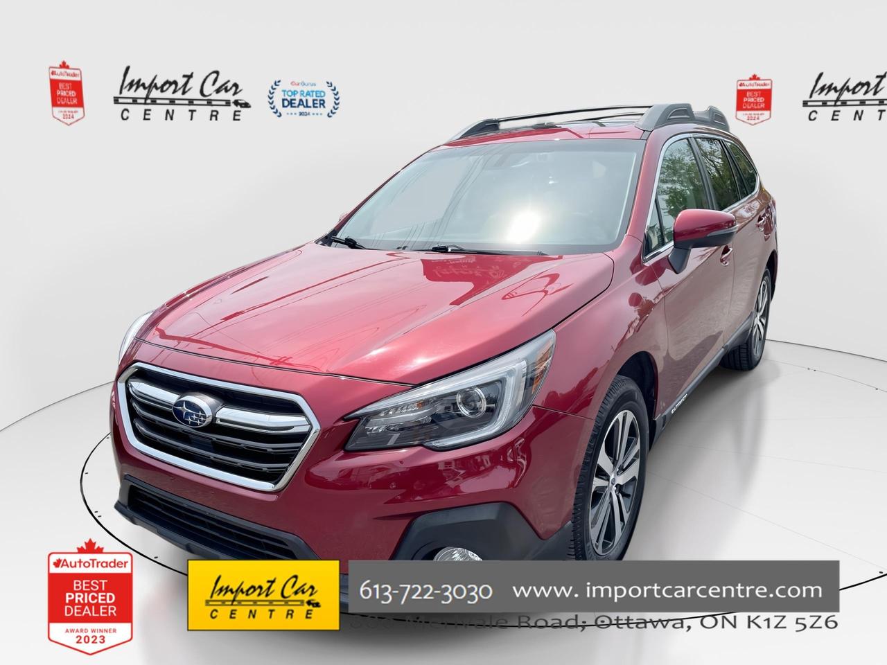 Used 2018 Subaru Outback 3.6R Limited LIMITED, EYESIGHT, 6 CYLINDER, LEATHE for sale in Ottawa, ON
