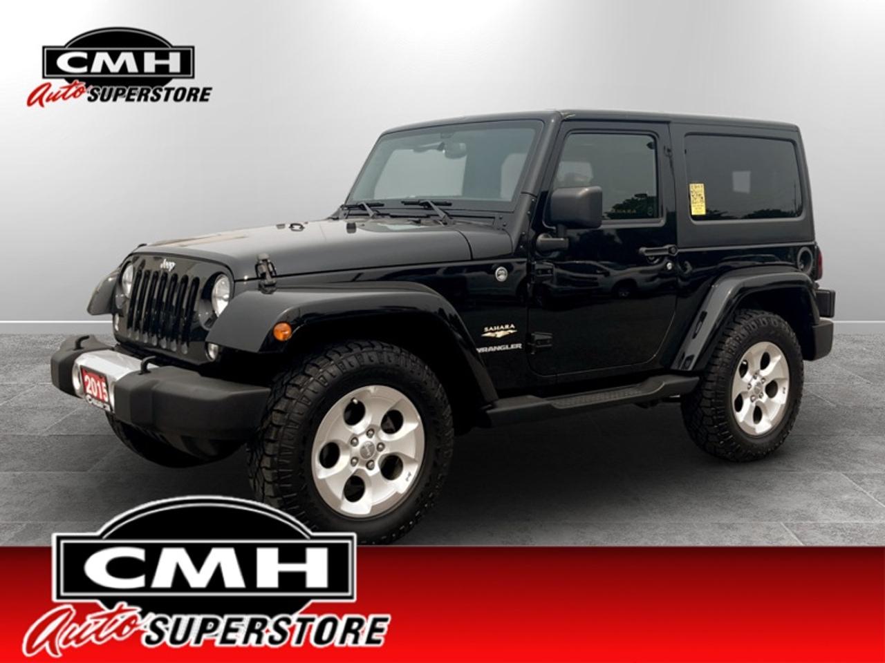 2015 Jeep Wrangler Sahara  **LOW KMS - CLEAN CARFAX** Photo0