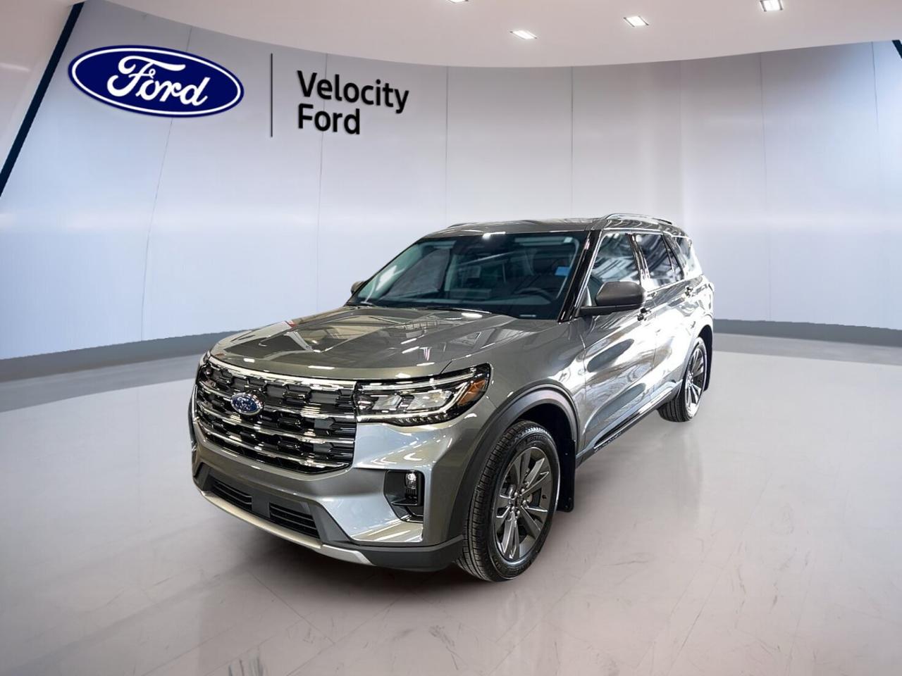 Meet the brand new 2026 Ford Explorer Active w/200A Pkg 4WD at Velocity Ford in Moose Jaw. This midsize SUV blends everyday ease with family-ready space and confident four-wheel drive. Finished in Grey with a Grey interior, it delivers a clean, modern look and the versatility many Canadian drivers want year-round.

This 2026 Ford Explorer Active w/200A Pkg 4WD is powered by a 2.3-litre unleaded engine paired with an automatic transmission. The result is smooth, easy power for city trips, highway travel, and changing road conditions. With four doors, practical cabin space, and a smart feature list, it is ready for work, school, errands, and weekend plans.

FEATURES OF THE Explorer Active w/200A Pkg 4WD

»» Grey exterior with matching Grey interior
»» Four-wheel drive for all-season confidence
»» 2.3-litre engine with automatic transmission
»» Four-door SUV with modern utility

ADVANCED SAFETY FEATURES

»» Anti-lock braking system helps controlled stops
»» Stability control adds secure road manners
»» Backup camera aids reversing and parking
»» Blind spot monitor supports lane awareness

PERFORMANCE AND EFFICIENCY

»» 2.3-litre unleaded engine delivers solid response
»» Automatic transmission provides smooth daily driving
»» Four-wheel drive adds traction in weather
»» Cruise control supports relaxed highway travel

COMFORT AND CONVENIENCE

»» Heated front seats add cold-weather comfort
»» Dual-zone climate control helps cabin comfort
»» Rear climate control supports passenger comfort
»» Power liftgate adds everyday loading ease

TECHNOLOGY AND CONNECTIVITY

»» Navigation system helps guide every trip
»» Bluetooth integration supports hands-free communication
»» WiFi hotspot keeps devices better connected
»» Steering wheel audio controls add convenience

CARGO SPACE

»» Power liftgate helps with cargo access
»» Four-door layout supports easy passenger entry
»» Rear area suits groceries and gear
»» Versatile SUV design fits daily needs

WHAT OTHER OWNERS LIKE

»» Confident four-wheel drive in changing weather
»» Useful cabin space for family travel
»» Easy technology for daily connectivity
»» Comfortable ride for commuting and trips

The brand new 2026 Ford Explorer Active w/200A Pkg 4WD offers the right mix of capability, comfort, and modern convenience. Key features include heated mirrors, electric mirrors, power windows, front air conditioning, automatic headlights, LED headlamps, push button start, drivers seat lumbar support, a power drivers seat, tire pressure monitoring, child safety locks, head side airbags, side impact airbags, and passenger airbag sensor protection.

This SUV is well suited to life in Saskatchewan, where changing seasons demand confidence and flexibility. The four-wheel drive system helps support traction when roads turn wet, snowy, or uneven. Inside, automatic climate control, rear air conditioning, illuminated vanity mirrors, and a practical cabin layout help make every drive more pleasant, whether you are commuting across Moose Jaw or heading out of town.

At Velocity Ford, this new Explorer stands out as a smart choice for drivers who want useful features without giving up comfort or technology. It is a capable family SUV with the safety, connectivity, and convenience features many shoppers look for in a modern vehicle.

This 2026 Ford Explorer Active w/200A Pkg 4WDs VIN is: 1FMUK8DH5TGB86166.