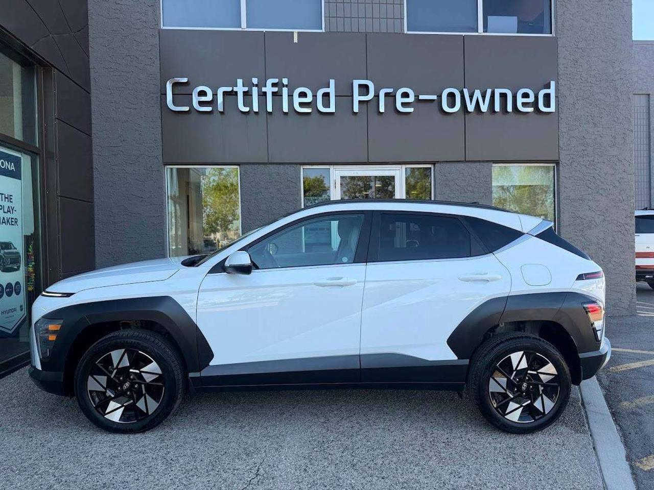 This Hyundai Kona TREND comes fully loaded with a reliable and responsive 2.0L motor, automatic transmission with selectable drive modes, an amazing HTRAC ALL WHEEL DRIVE system, power SUNROOF, heated black leather seats, dual zone automatic climate control, wireless SMARTPHONE charging, proximity key with push start ignition, SMART power liftgate, alloy wheels, heated leather wrapped steering wheel, wireless ANDROID AUTO / APPLE CARPLAY, 60/40 split folding rear seats, automatic LED headlights, LED daytime running lights, Bluetooth phone & audio connectivity, Forward Collision Avoidance with Emergency Braking, adaptive cruise control, Lane Keep Assist, High Beam Assist, back-up camera, rear cross-traffic avoidance assist and much more!!!