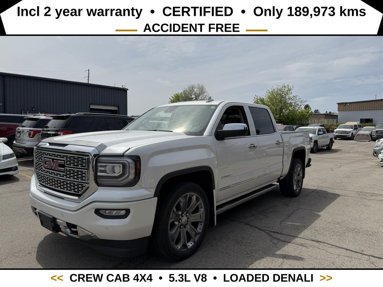 White 2016 GMC Sierra 1500 Pickup Truck Four-Wheel Drive Automatic