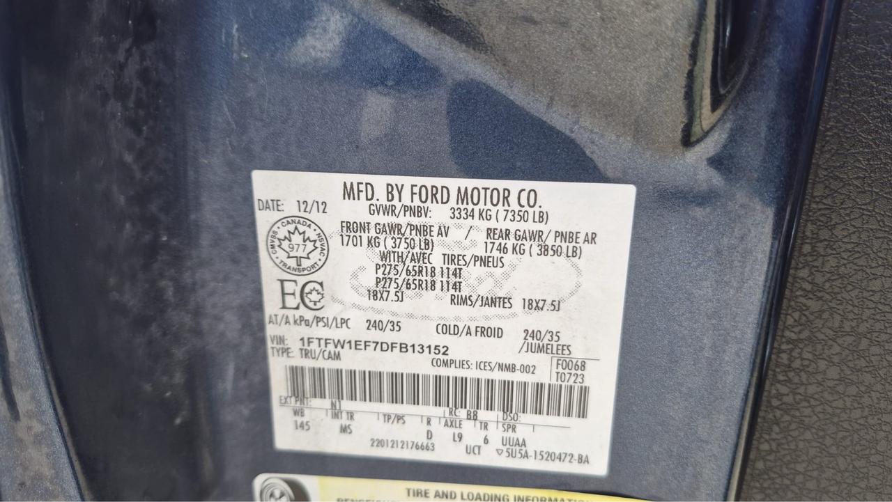 2013 Ford F-150 XTR, 4X4, V8, 5.0, CREW, RUNS WELL, AS IS SPECIAL Photo