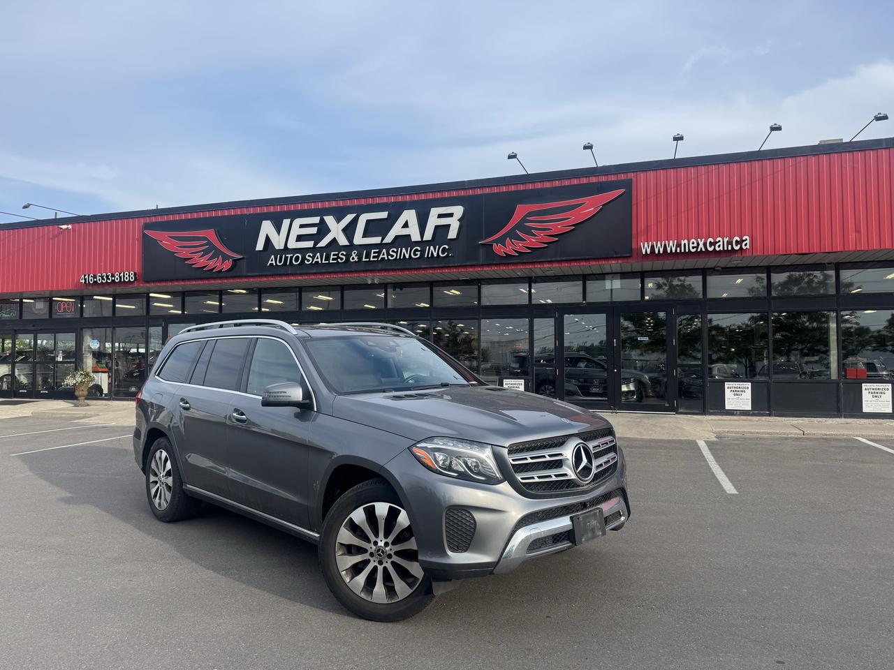 2018 Mercedes-Benz GLS 450 4MATIC 7 PASS LEATHER PAN/ROOF NAV B/SPOT CAME