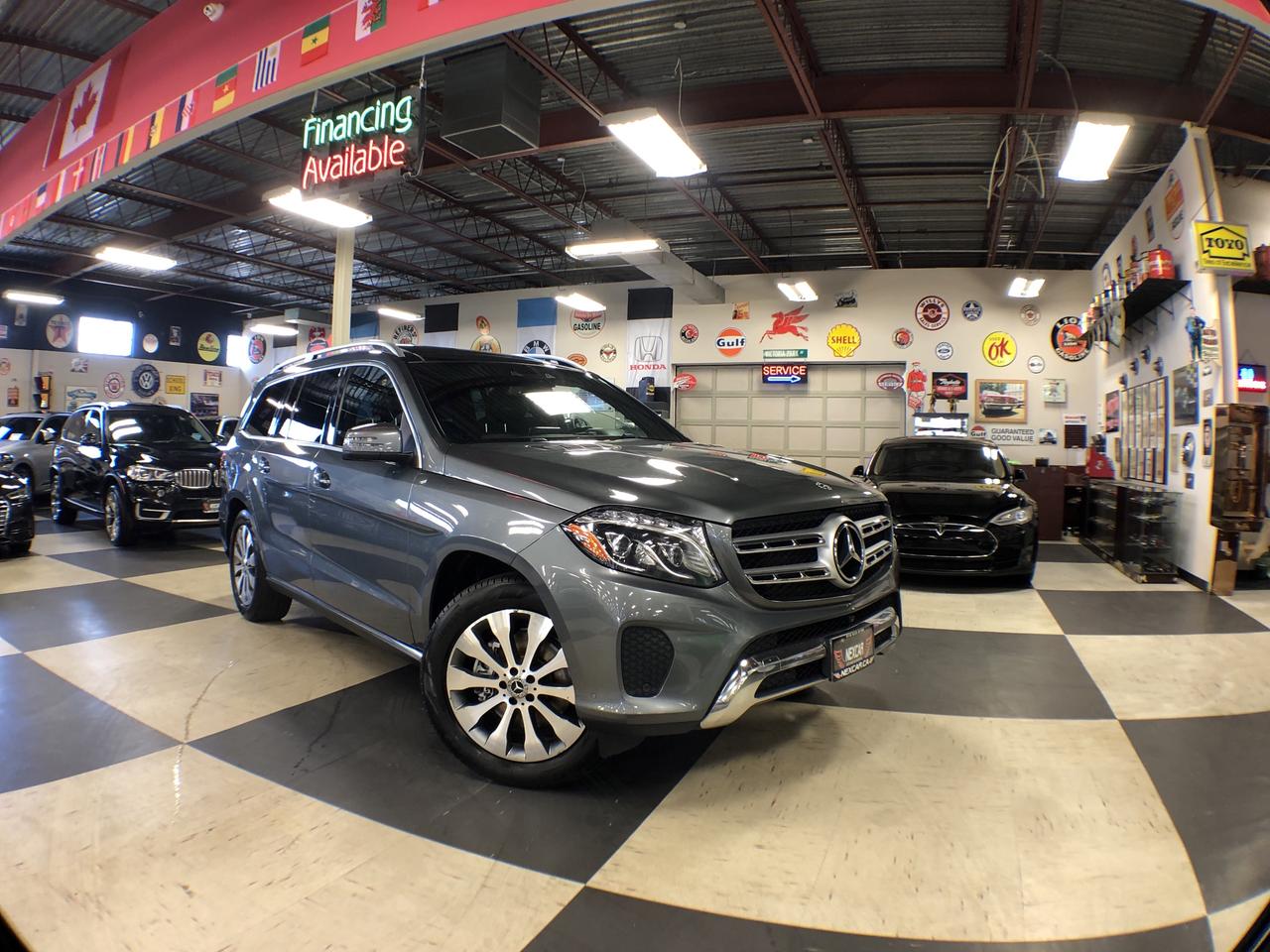 2018 Mercedes-Benz GLS 450 4MATIC 7 PASS LEATHER PAN/ROOF NAV B/SPOT CAME