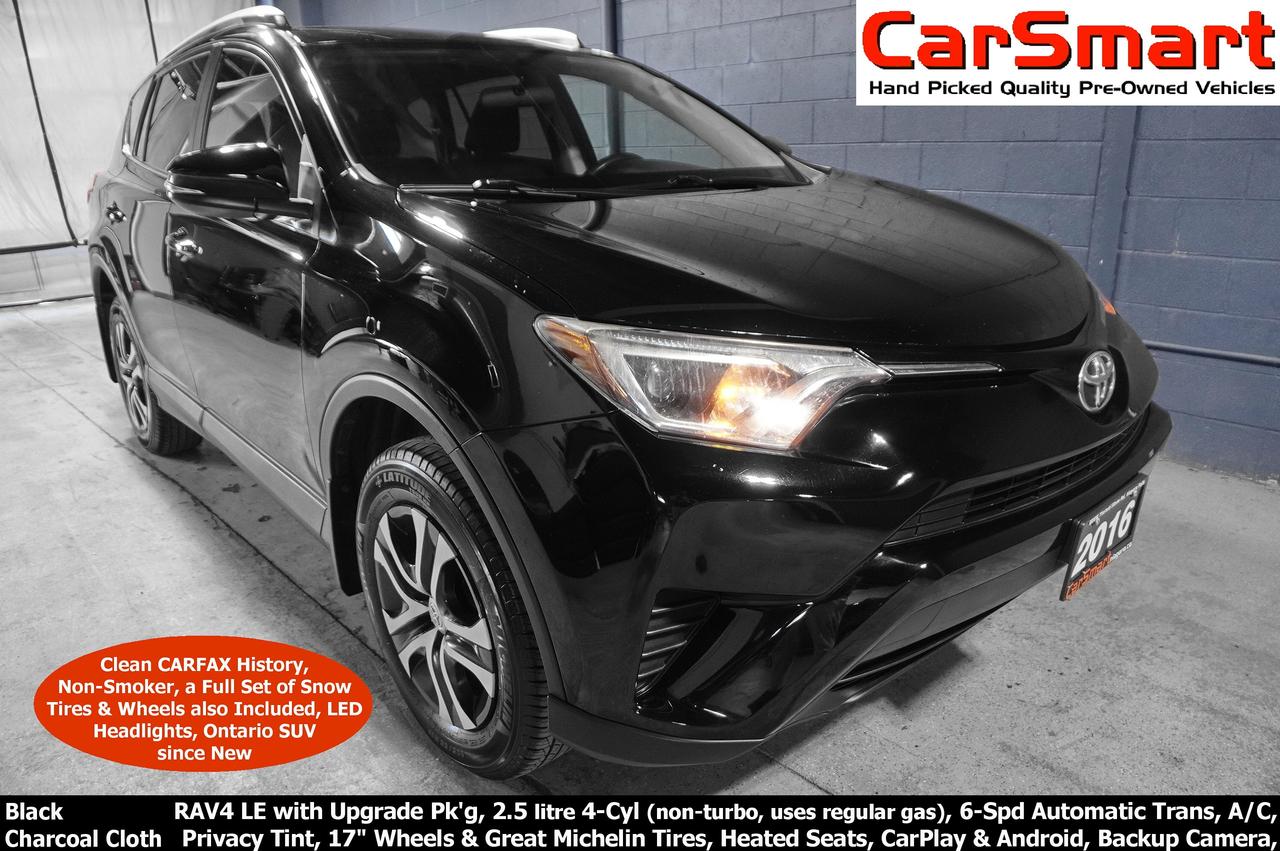 2016 Toyota RAV4 LE with Upgrade Pk'g & Winter Wheels & Tires Photo
