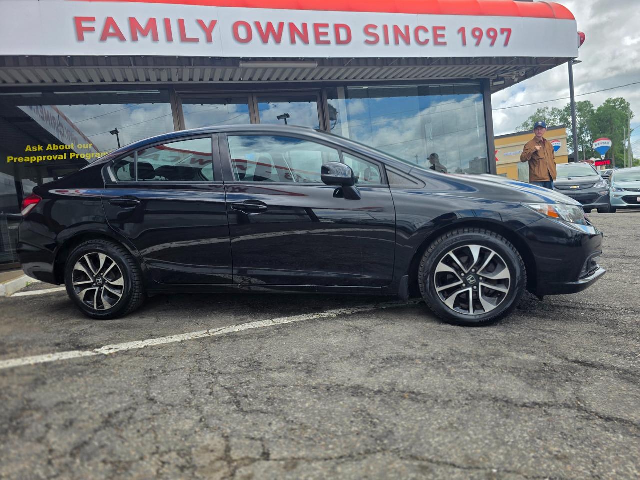 2013 Honda Civic EX AUTO NOT CVT | Sunroof | Alloys | Backup Camera Photo