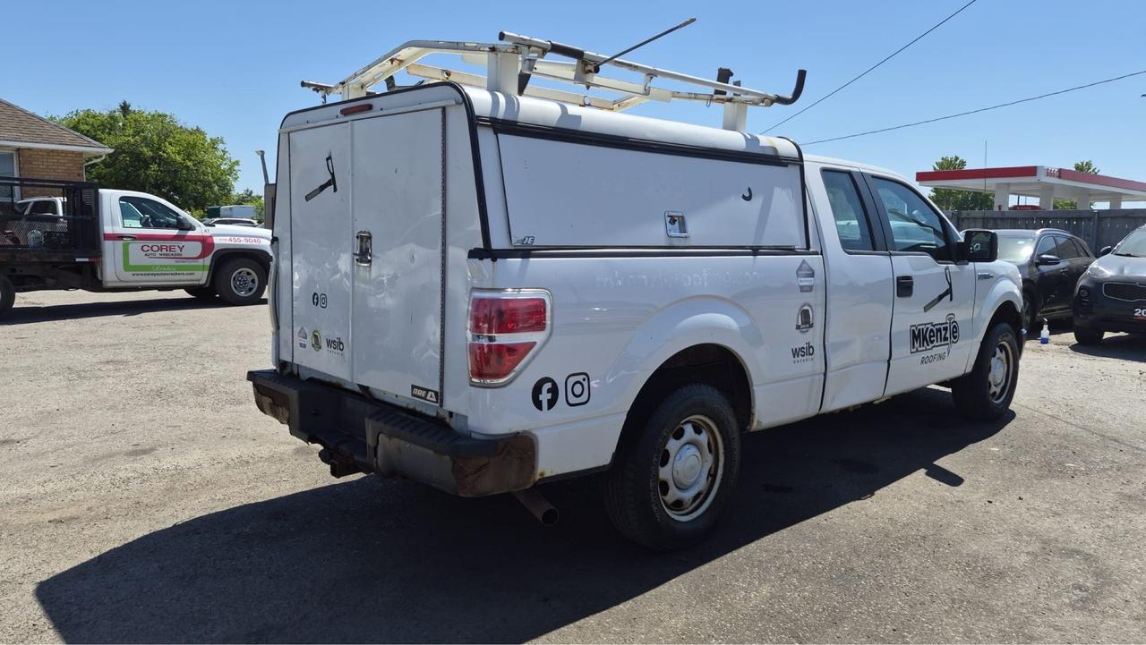 2012 Ford F-150 XL, TOPPER, RACK, WORK TRUCK, RUNS WELL, AS IS Photo4