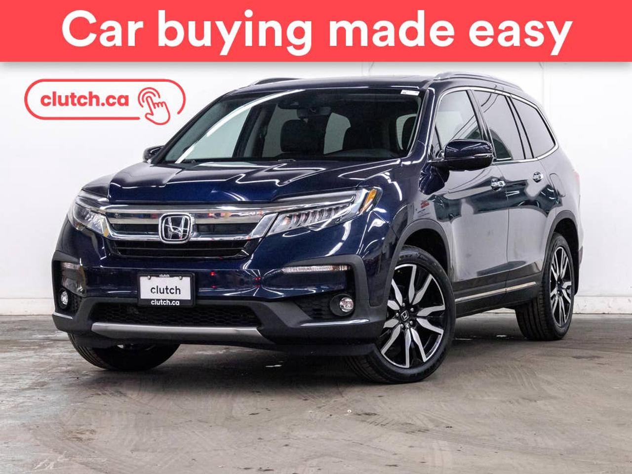Brake Assist, Power Tailgate/Hatch, Auto Dimming Rearview Mirror and more!<br> <br>Clutch is the largest online used car retailer in Canada, delivering a seamless, hassle-free car-buying experience to drivers everywhere. Shop thousands of used cars online, get the right one delivered to your door, and enjoy peace of mind with our 10-Day Money-Back Guarantee. How sweet is that? To learn more, visit clutch.ca.<br> <br>The top features for this car include:<br> <br>Auto Stop/Start<br>Brake Assist<br>Power Tailgate/Hatch<br>Auto Dimming Rearview Mirror<br>Front Heated Seats<br>Ventilated Front Seats<br>Power Lumbar Support<br>Rear Heated Seats<br>Folding Rear Seats<br>Manual Fold-Into-Floor Third Row Seat<br>Synthetic Leather Seats<br>Driver Seat Memory System<br>Climate Control<br>Dual Zone Front Climate Control<br>Rear Climate Control<br>Rear Climate Vents<br>Premium Sound System<br>Speed-Sensitive Volume<br>Bluetooth Music<br>Touchscreen Display<br>Rear Entertainment System<br>GPS Navigation<br>Cruise Control<br>Adaptive Cruise Control<br>Integrated Garage Door Opener<br>12V Outlet<br>Hands Free Device Connectivity<br>Apple CarPlay<br>Android Auto<br>Wireless Charging<br>USB Input<br>Keyless Entry<br>Push Button Start<br>Passive Keyless Entry<br>Keyfob Remote Start<br>Power Folding Exterior Mirrors<br>Lane Departure Warning<br>Active Lane Keep Assistance<br>Blindspot Sensors<br>Forward Collision Mitigation<br>Rear Collision Warning<br>Rear Cross Traffic Alert<br>Pedestrian Detection<br>Heated Steering Wheel<br>One-Touch Windows<br>Rain Sensing Wipers<br>Rear Window Defroster<br>Hill Assistance<br>Automatic High Beams<br>Rear View Camera<br>Parking Sensors<br>Rear Parking Sensors<br>Power Driver Seat<br>Power Passenger Seat<br>Ambient Lighting<br>Panoramic Sunroof<br> <br>Seamless home delivery - Delivery to your door in a matter of days. Available on select packages.<br> <br>Try it out for 10 days - If you do not like it, we will take it back. <br> <br>Quality assured - All cars go through our rigorous 210-point inspection and reconditioning process.<br> <br>Peace of mind - Warranty and protection plans available.<br> <br>Haggle-free - No haggling or hard sells.<br> <br>100% Transparency - Full inspection reports on every car, including high-res photography and a free Carfax report.<br> <br>Listed price is for cash purchase only and does not include taxes, Shipping Fees (if applicable), Delivery Fees (if applicable), government licensing fees.<br> <br>Previous Provincial Registrations:<br>Ontario<br> <br>Stock # 108482