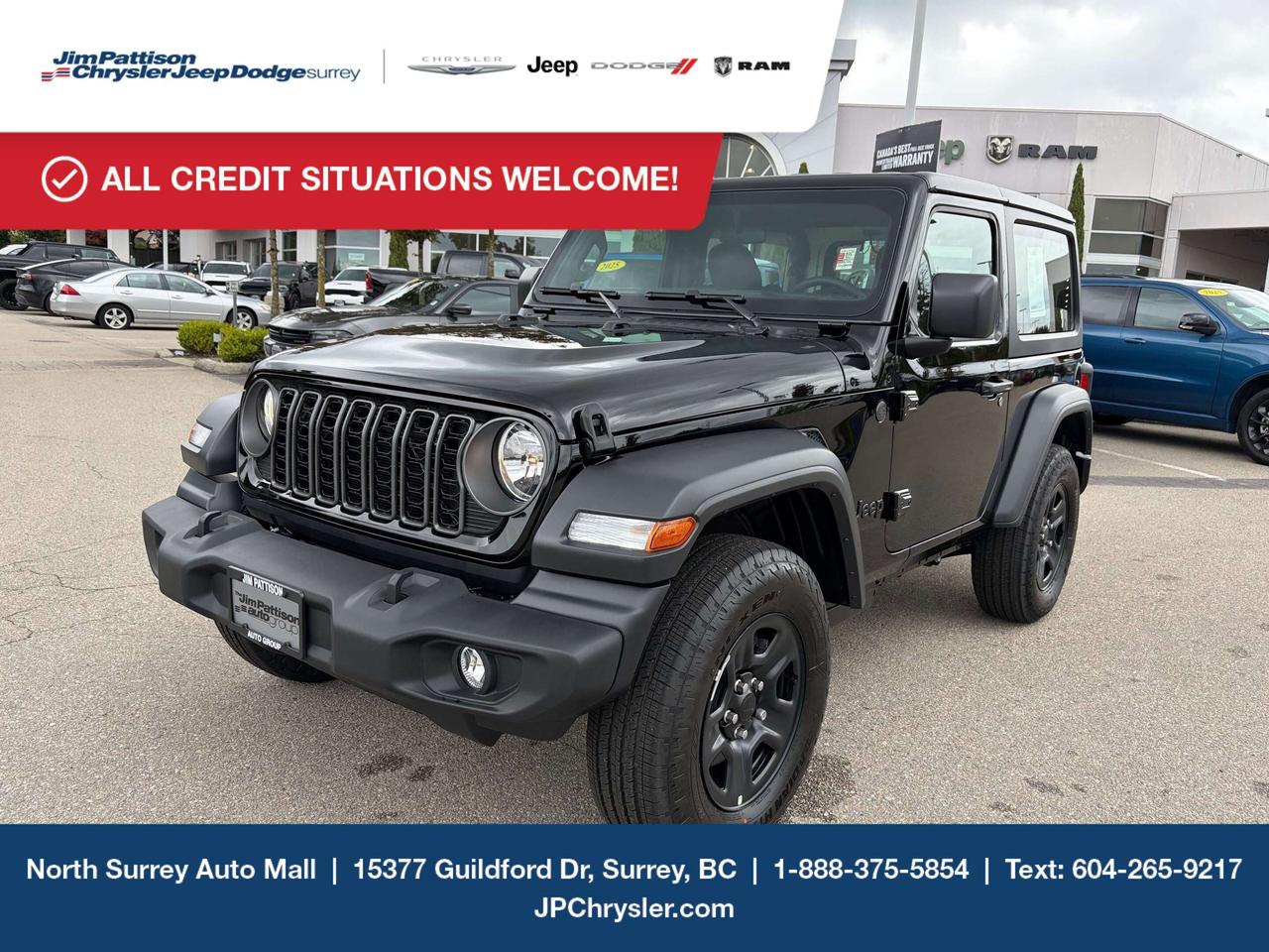 Jim Pattison Chrysler Jeep Dodge is ready to help you find your perfect vehicle. Our team of highly-experienced pros will provide you with the highest level of customer care and we are proud to offer online shopping from the comfort of your home with the new Pick, Price, Purchase Program. Browse our inventory online, create a personal account to track the vehicles youre interested in and the payment options that work best for you. Simple as that! And we will be here to answer all your questions. Visit our website, send us an email or give us a call today and let us get to work for you! -	Price includes freight & PDI, documentation fee ($895), dealer preparation fee ($495), A/C levy ($100), tire levy (up to $32.50), and VSA transaction levy ($10). Finance/lease placement fee ($595) if applicable, GST and PST are additional. Dealer-installed accessories are included, if applicable. Rebates applied after taxes. Rebates applied after taxes. D#30394