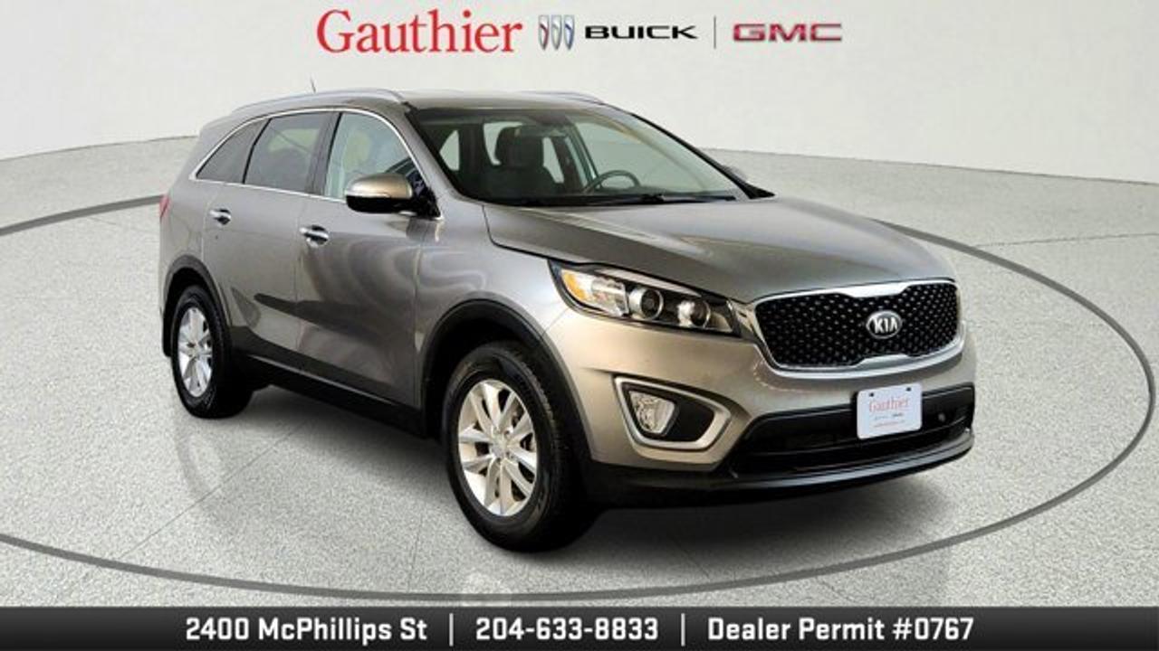 The 2017 Kia Sorento LX is a versatile midsize SUV that offers a comfortable ride, spacious interior, and practical features for families and daily commuters. Powered by an efficient 2.4-litre 4-cylinder engine, it delivers confident performance while providing seating for up to seven passengers and ample cargo space for gear, groceries, or road trips. The Sorento LX also includes modern conveniences such as Bluetooth connectivity, a user-friendly infotainment system, and a range of safety features designed to enhance peace of mind on every drive.
