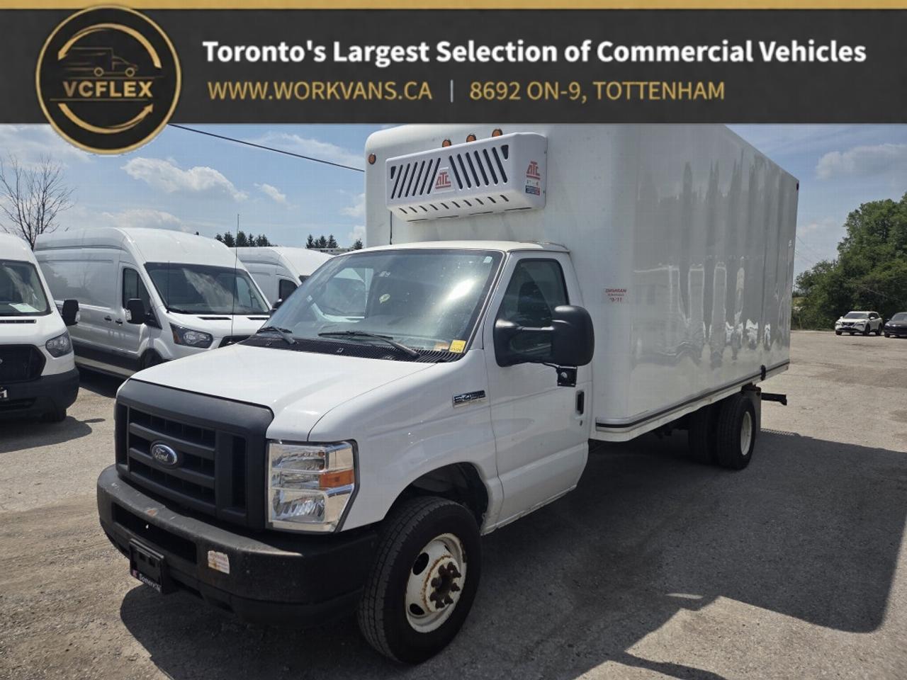 2019 Ford E-450 E-450 - 16Ft Box - Ramp - ATC Mid Temp Reefer Unit Photo