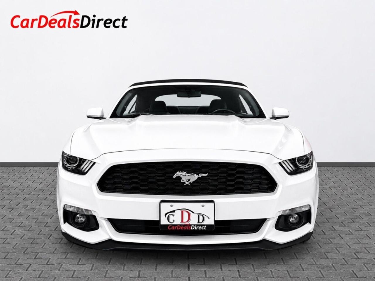 2017 Ford Mustang V6   Clean Carfax   Convertible   Back up Cam   Bl Photo3