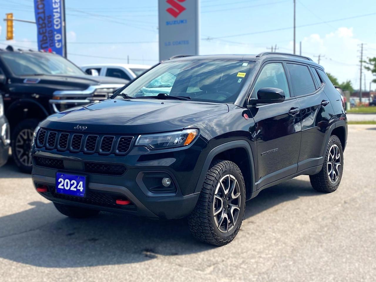 2024 Jeep Compass Trailhawk 4x4 ~Nav ~Heated Leather ~Moonroof ~Cam Photo