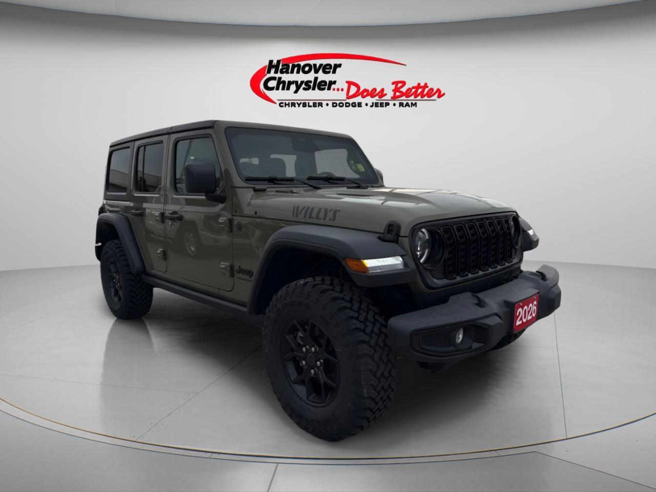 2026 Jeep Wrangler Willys 4 Door 4x4 Photo