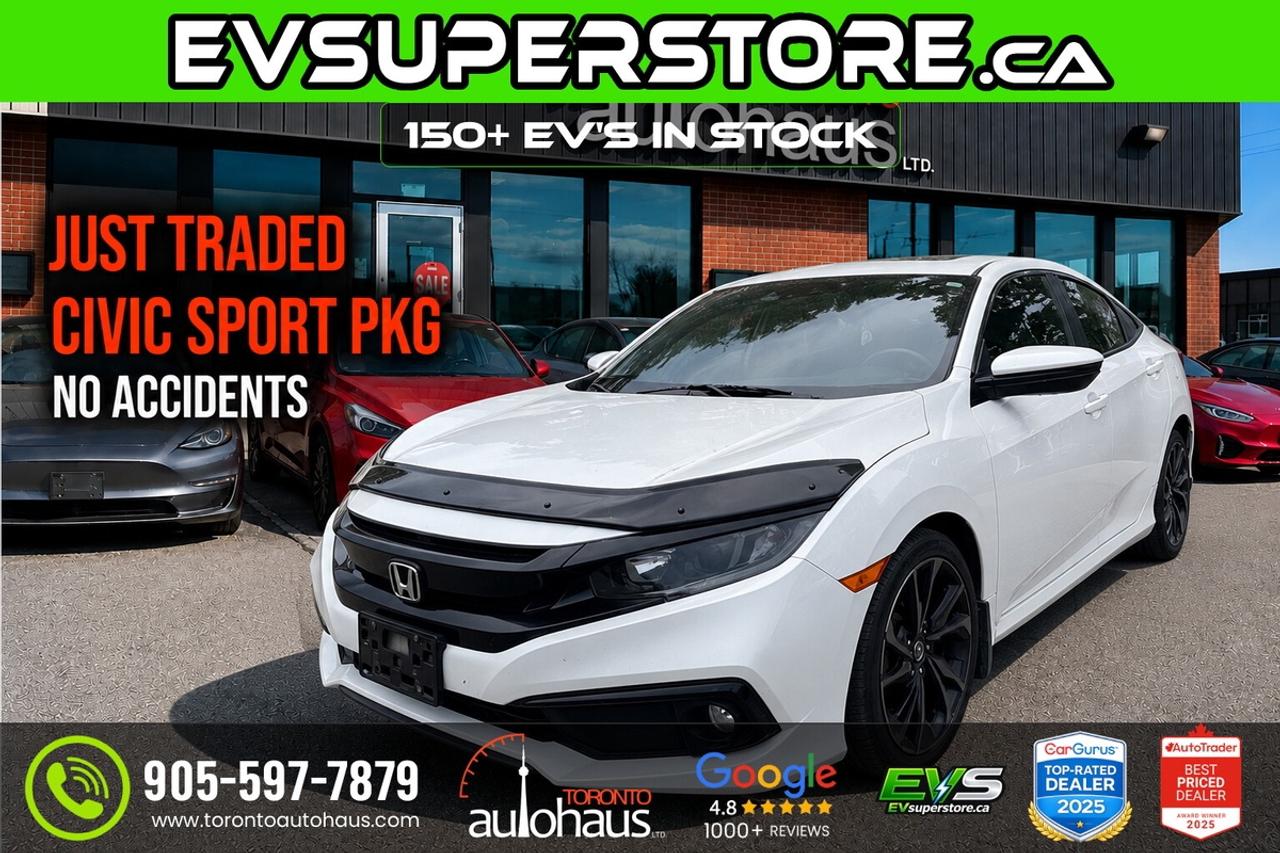 2020 Honda Civic SPORT PKG I NO ACCIDENTS Photo0