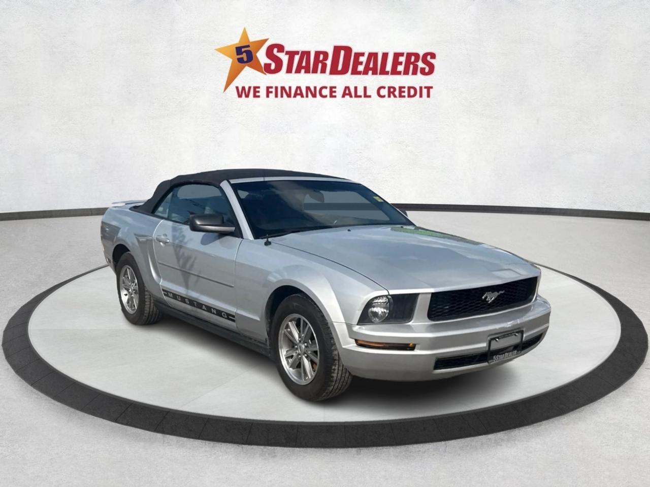 2008 Ford Mustang Conv CERTIFIED CLEAN CAR WE FINANCE ALL CREDIT Photo0