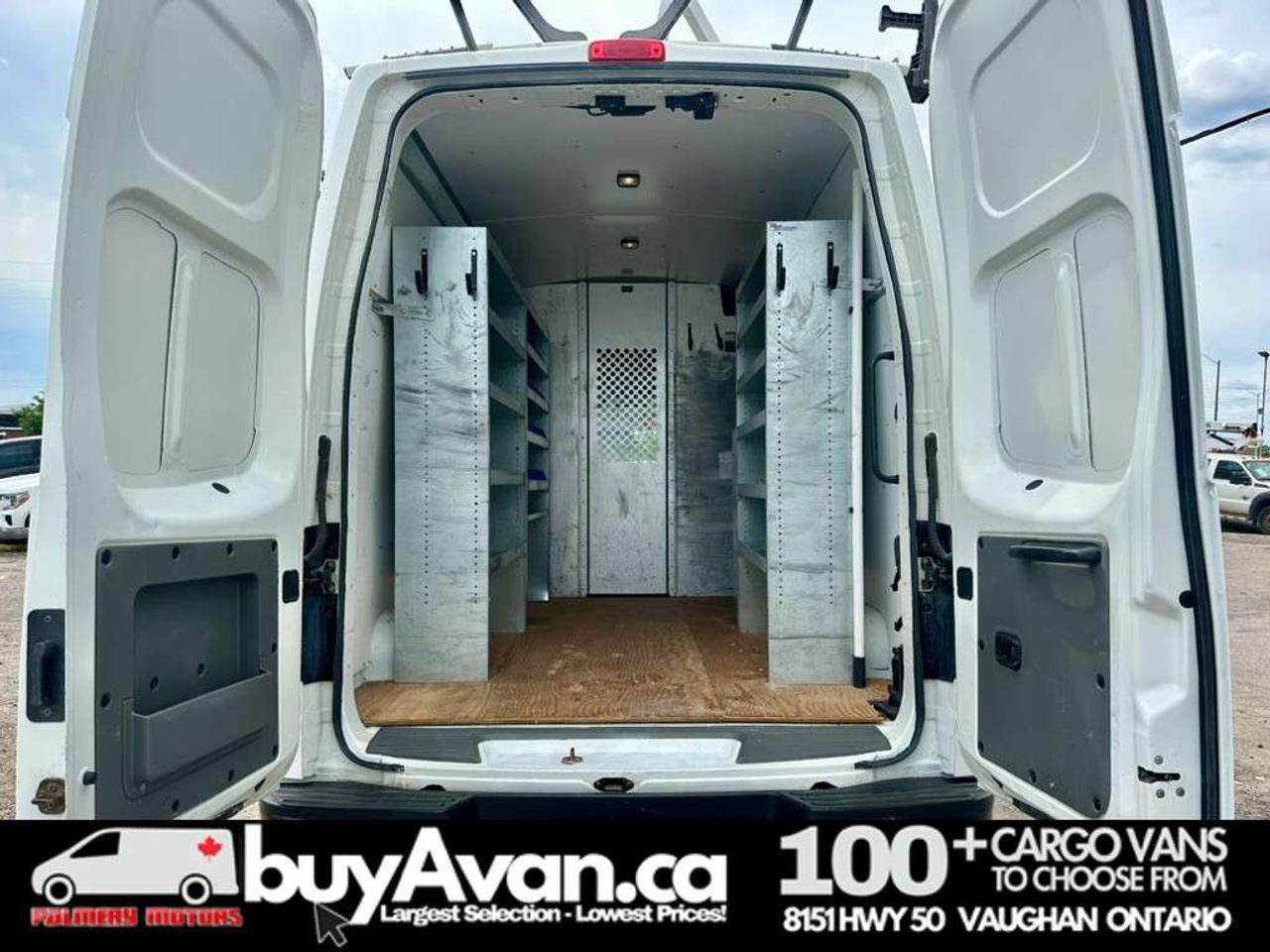 2017 Nissan NV2500 SV High Roof V8 Racks Divider Shelves Photo