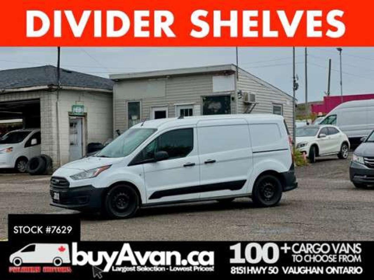 2019 Ford Transit Connect XL + Divider Shelves *SAFETY INCLUDED* Photo