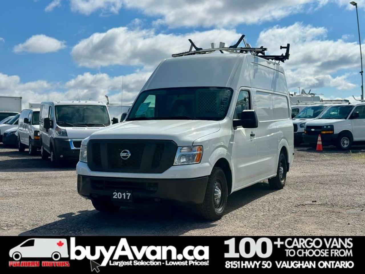 2017 Nissan NV2500 S High Roof V8 Racks Divider Shelves   SAFETY INCLUDED Photo