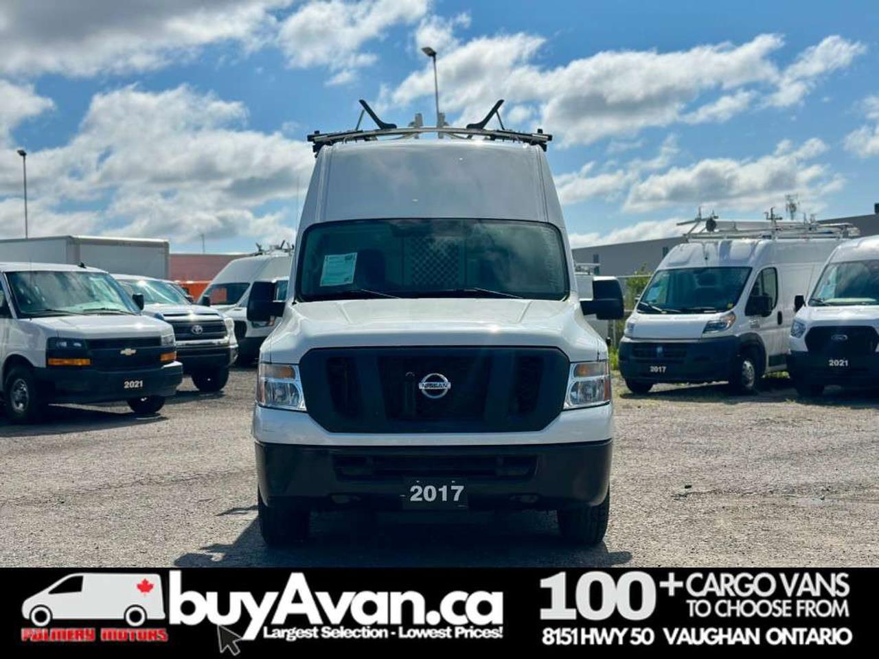2017 Nissan NV2500 S High Roof V8 Racks Divider Shelves   SAFETY INCLUDED Photo