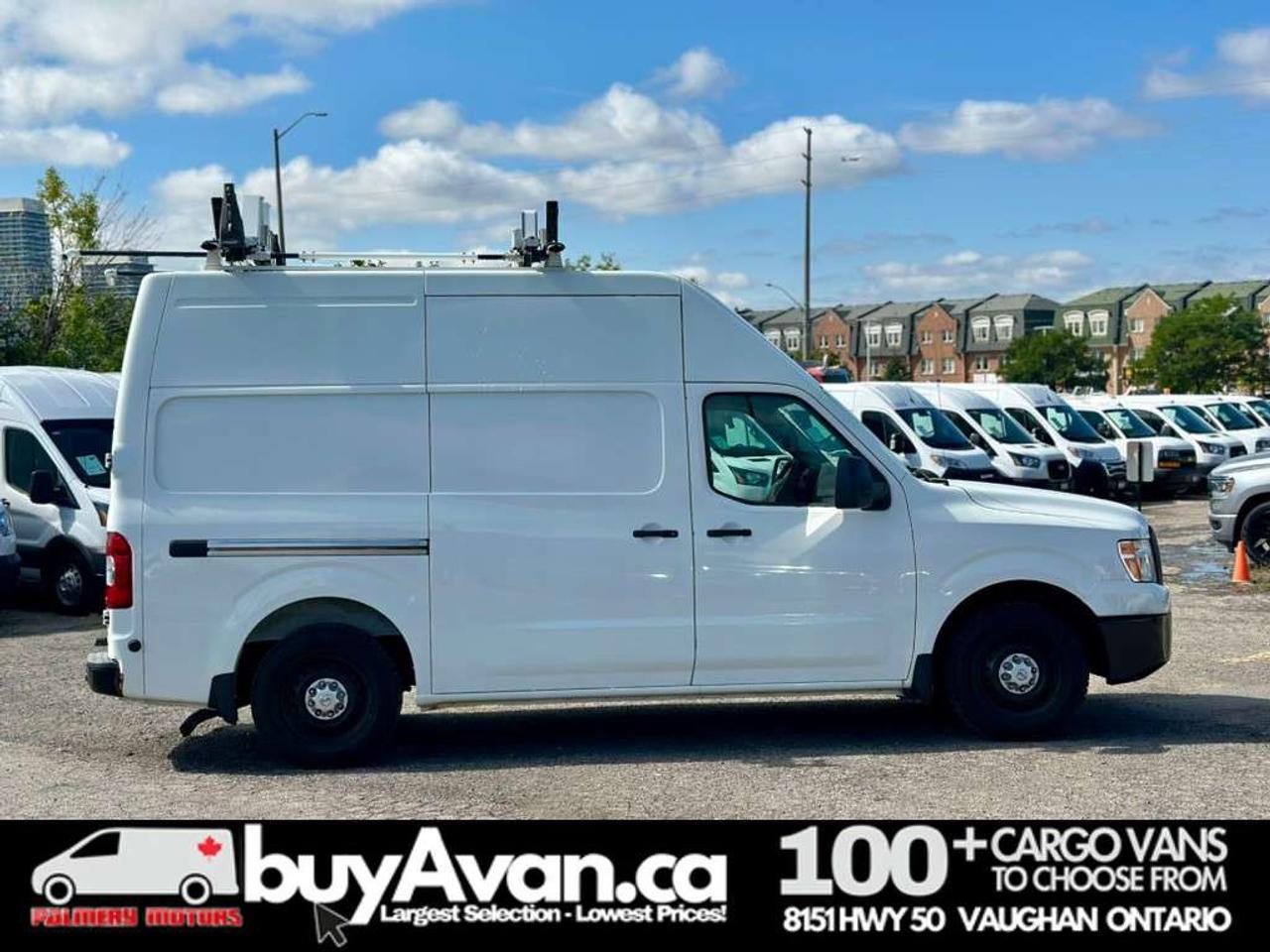 2017 Nissan NV2500 S High Roof V8 Racks Divider Shelves   SAFETY INCLUDED Photo