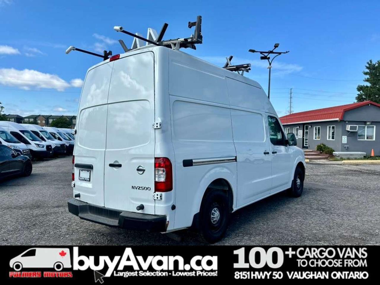 2017 Nissan NV2500 S High Roof V8 Racks Divider Shelves   SAFETY INCLUDED Photo
