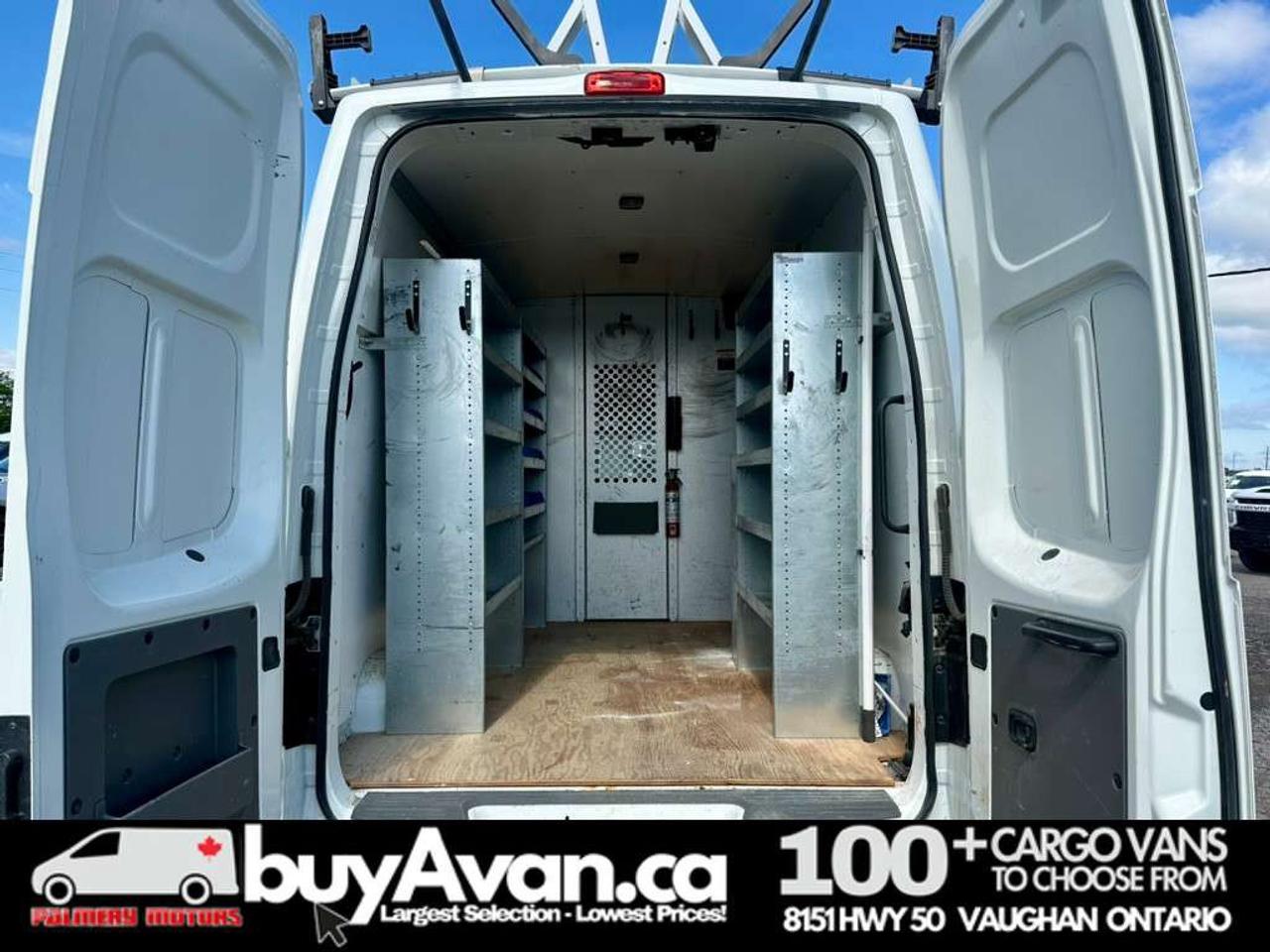 2017 Nissan NV2500 S High Roof V8 Racks Divider Shelves   SAFETY INCLUDED Photo