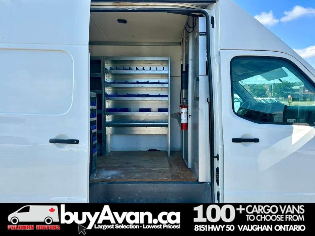 2017 Nissan NV2500 S High Roof V8 Racks Divider Shelves   SAFETY INCLUDED Photo