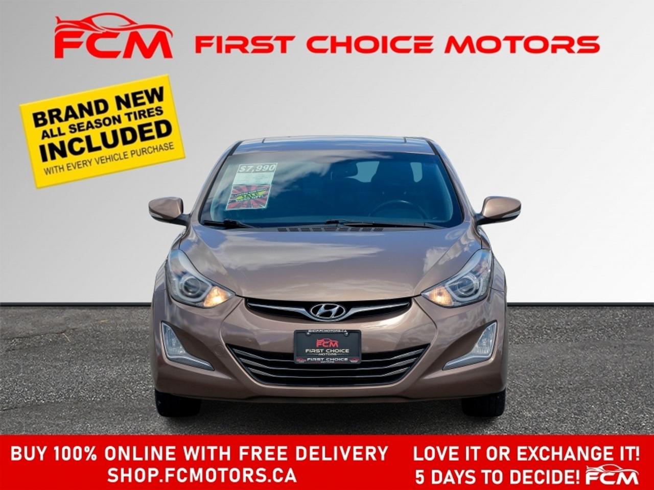 2014 Hyundai Elantra LIMITED ~AUTOMATIC, FULLY CERTIFIED WITH WARRANTY! Photo