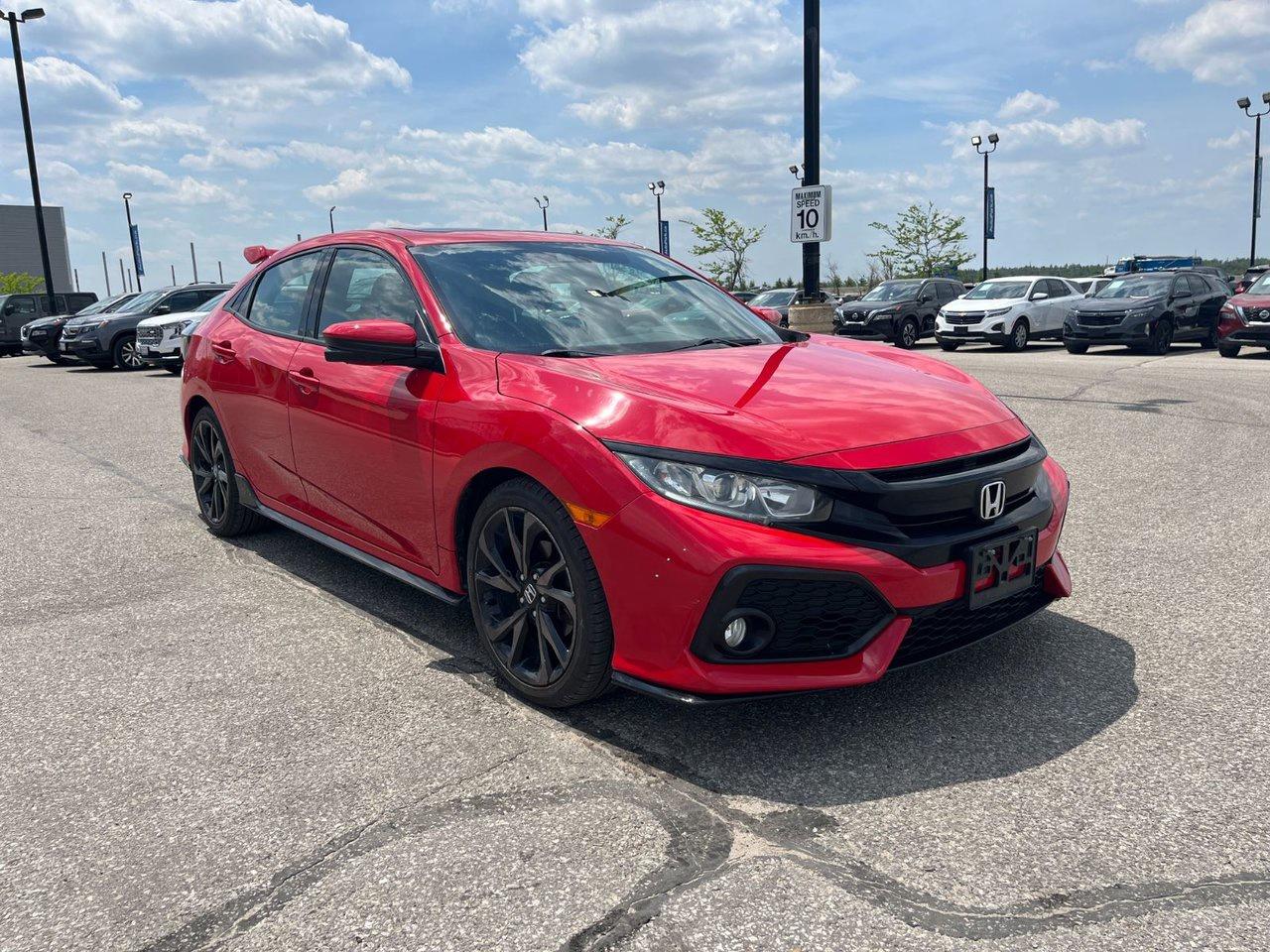 2017 Honda Civic Hatchback 5dr CVT Sport w/Honda Sensing Photo3