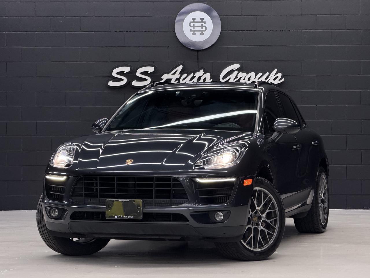 2018 Porsche Macan S|NAV|BOSE|LKA|BSM|CHRONO|RED INT.|CLEAN CARFAX| Photo0